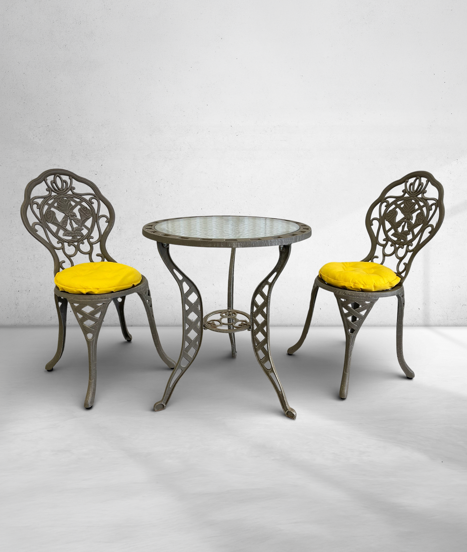 Vintage Rose Garden Bistro Set