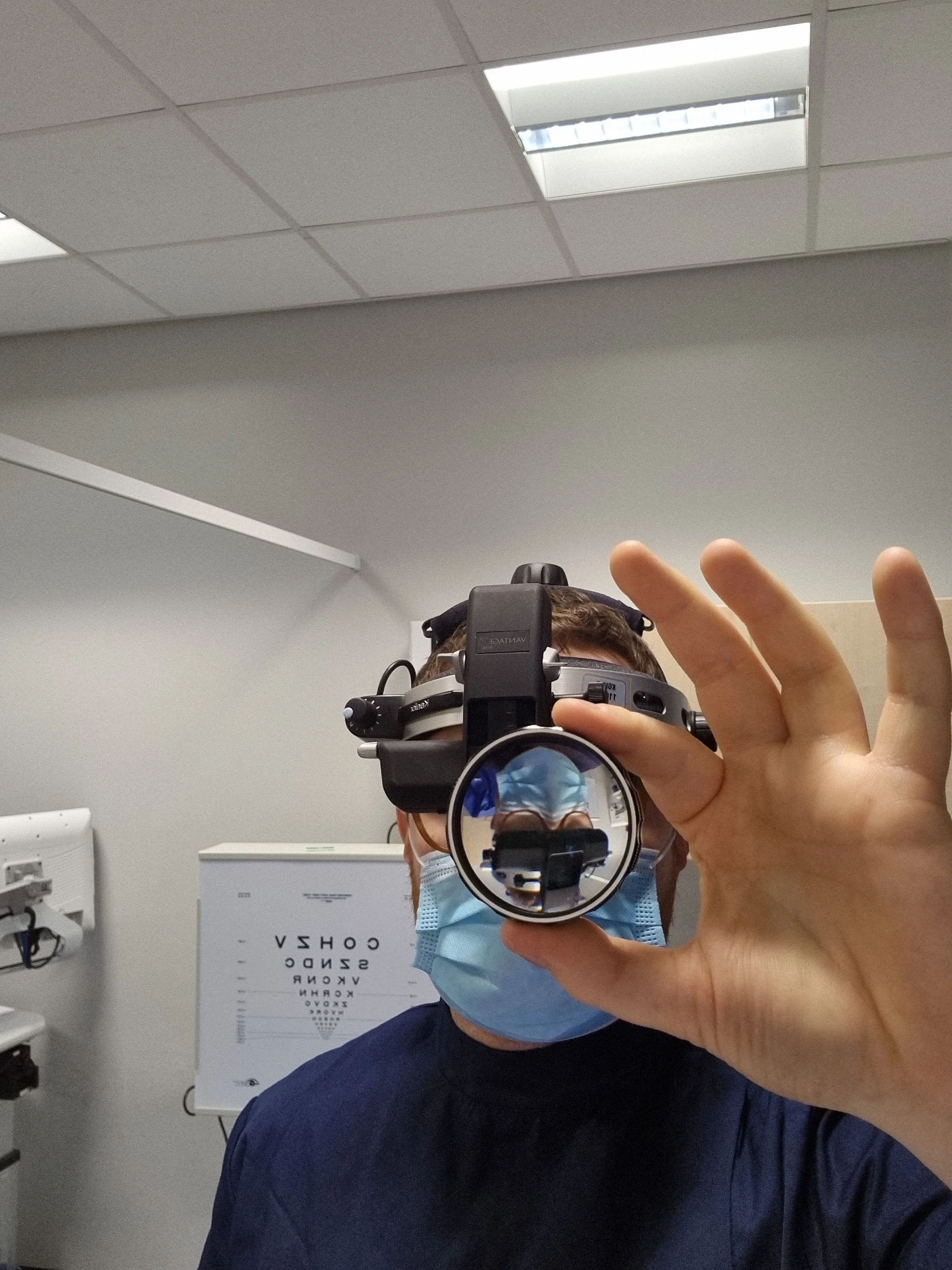 Prof. Christian French - Consulting Neuro-Optometrist working in a hospital paediatric ophthalmology clinic.