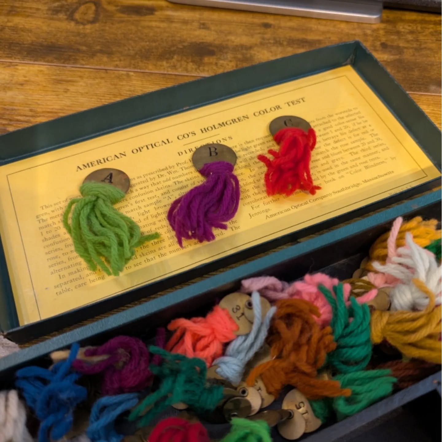 Colour vision tests 🌈

In 1875, following a serious train crash in Sweden which was deemed to be the result of the driver not seeing the signal colour correctly, the King of Sweden requested a formal test be developed to measure ability to see colou