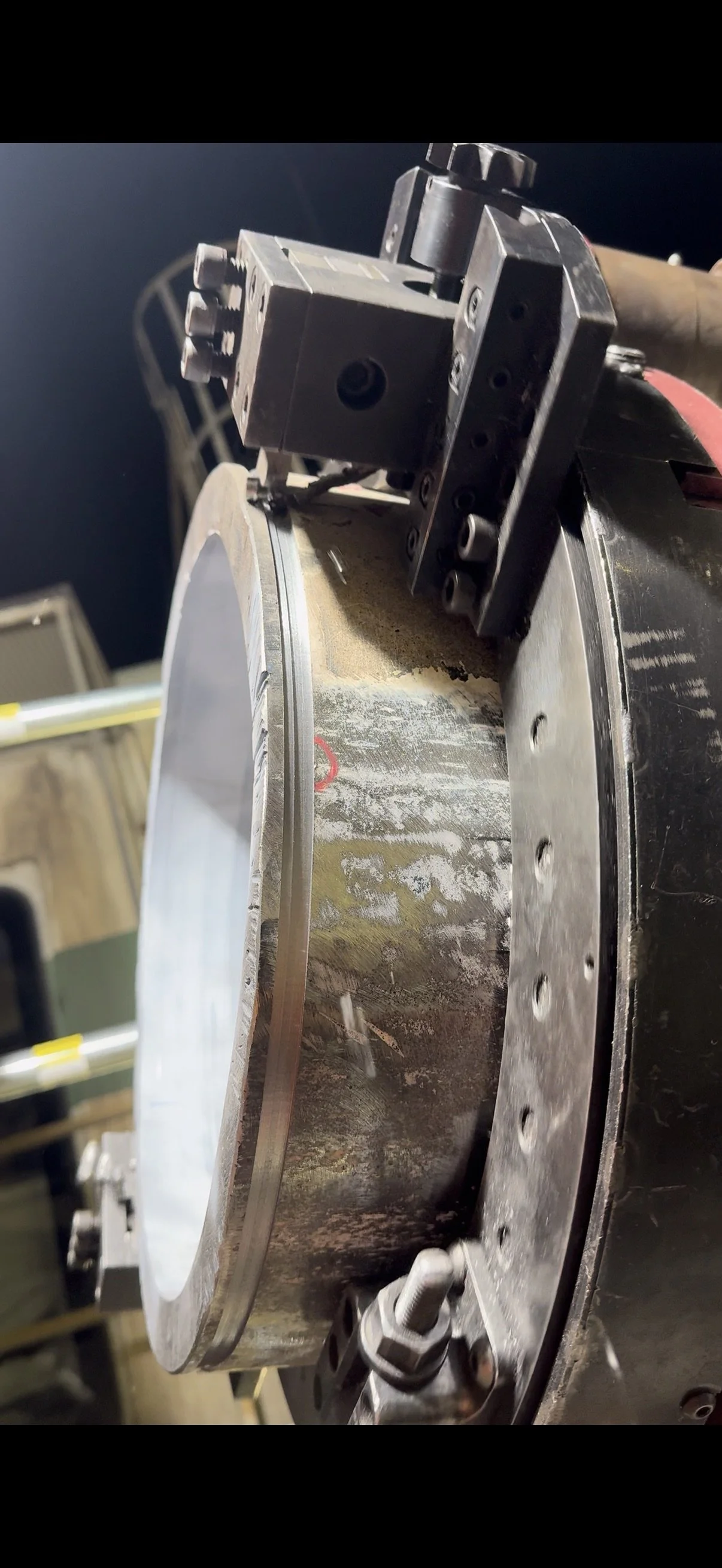 Onsite Clam Shell Machining