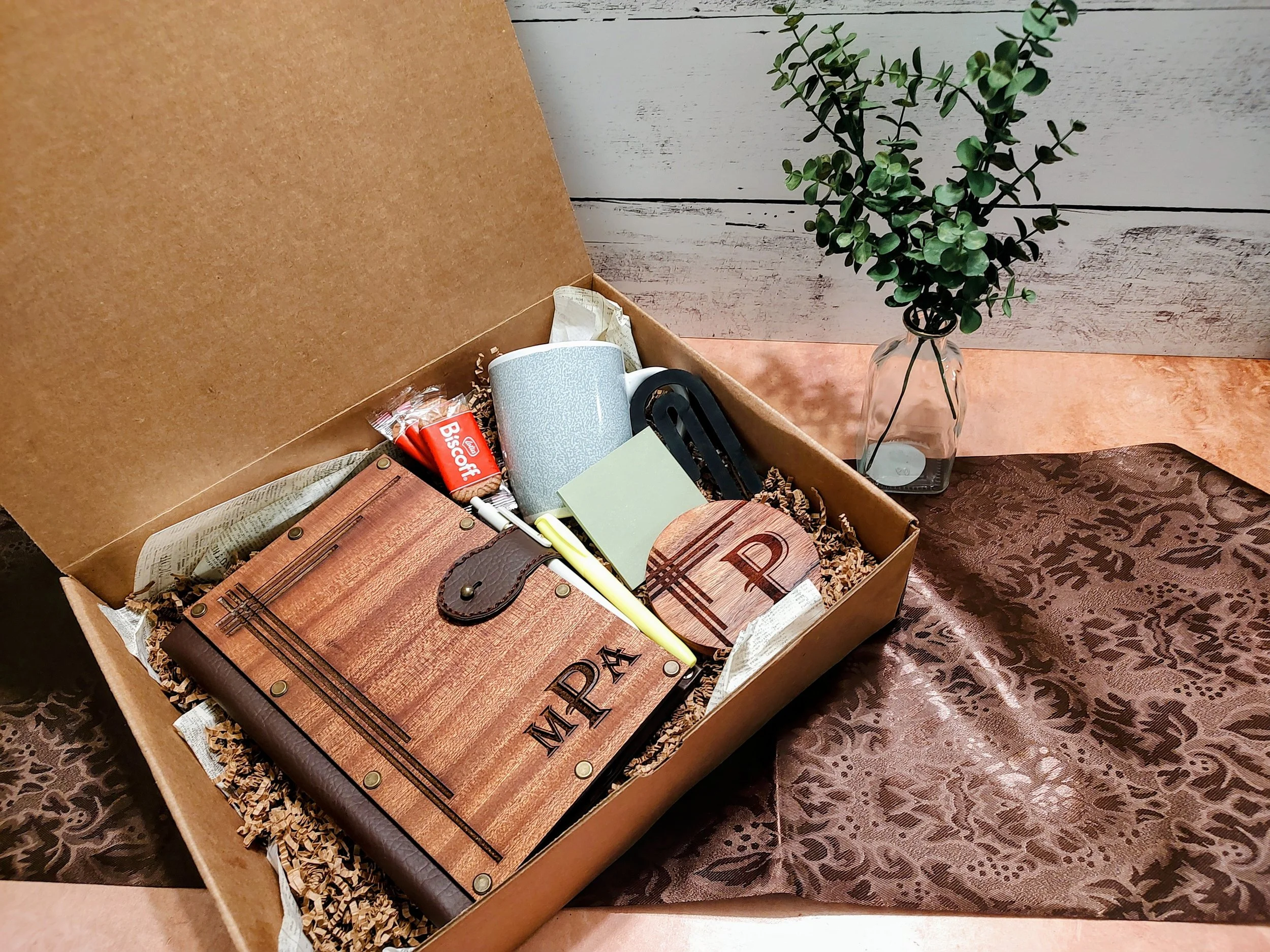 Curated Custom Notebook Gift Box