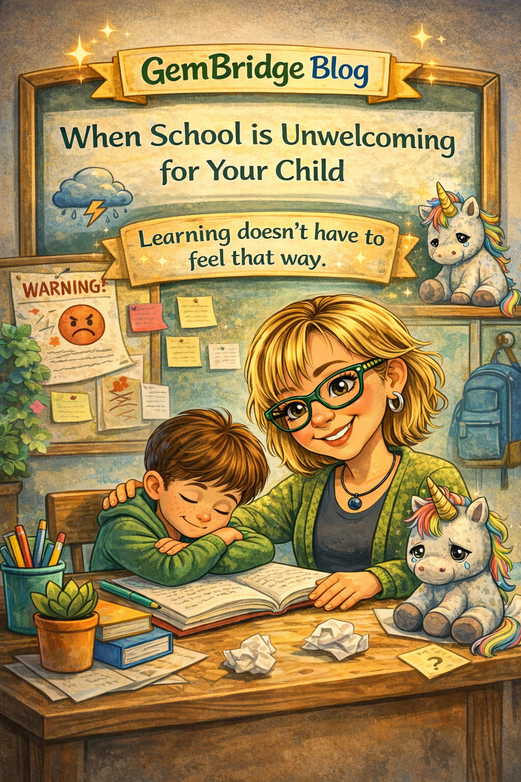 It is NOT your parenting! When school is no longer welcoming for your child.
