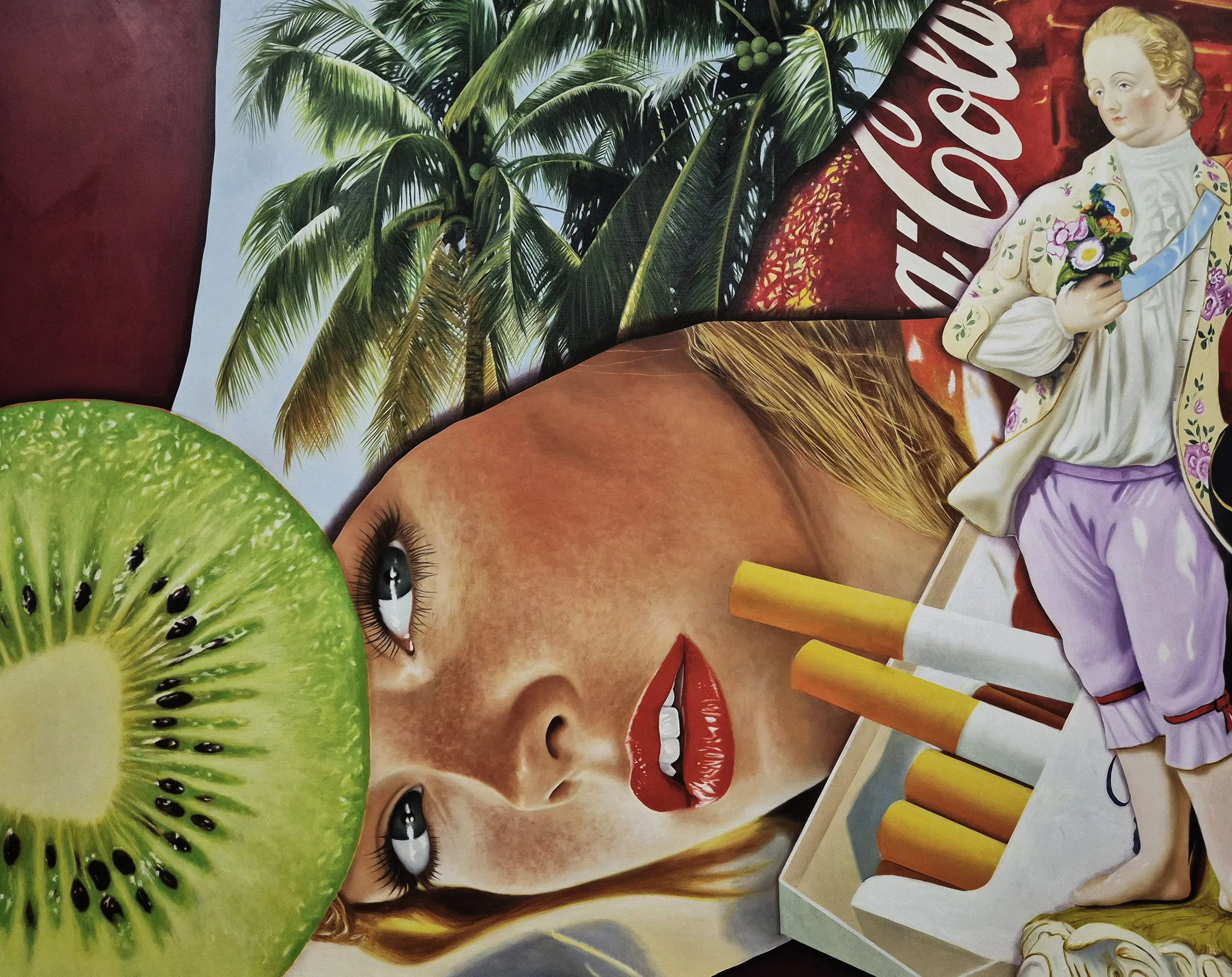 CIGARETTES AND KIWI DREAMS

Oil on aluminium

87*110cm