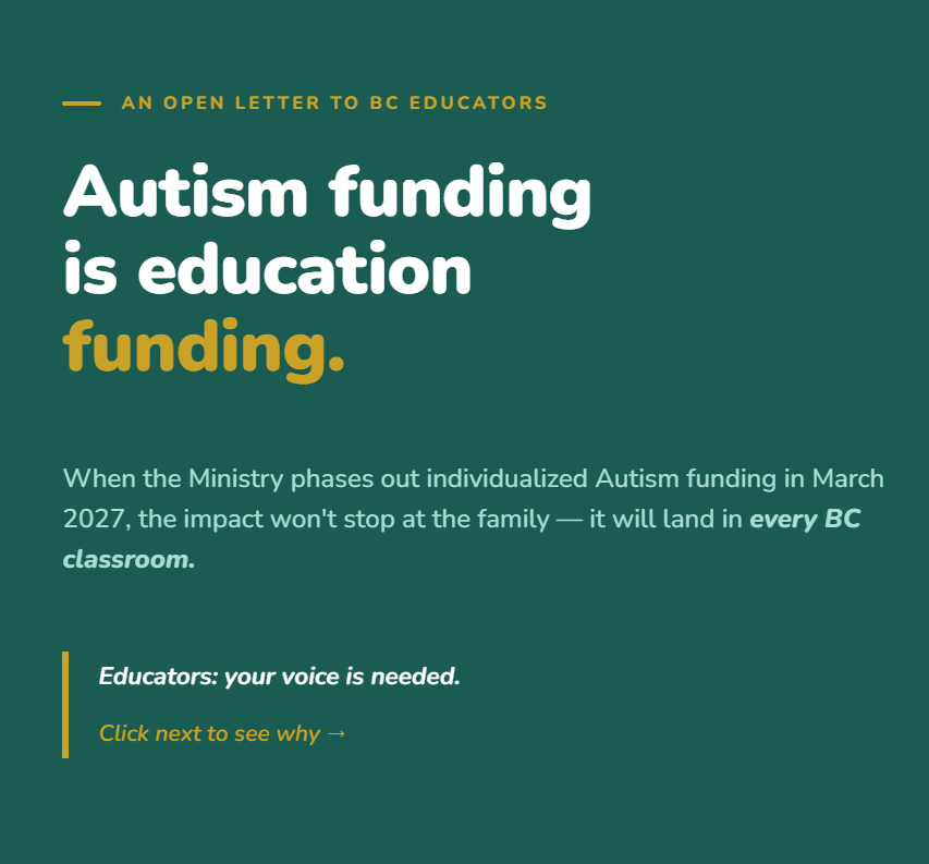 An Open Letter to BC Educators