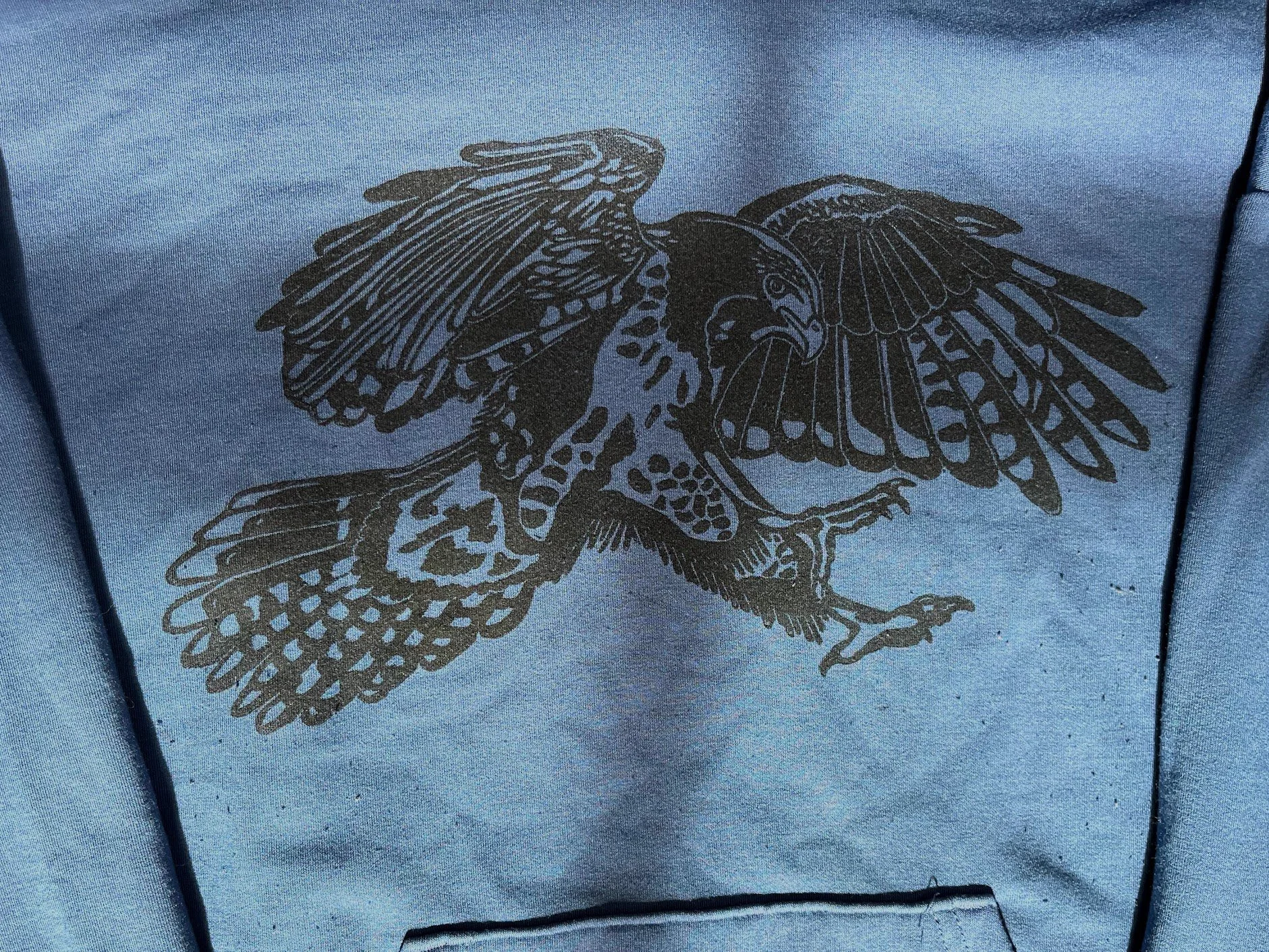 New this month is the clothing section of my online shop! I print exclusively on second hand upcycled clothing with oil-based fabric inks that are durable and washable. 
