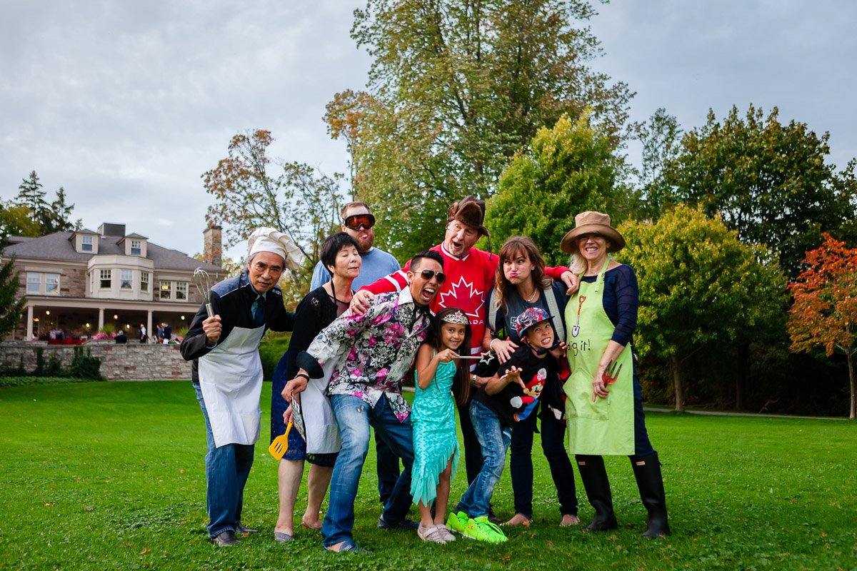 Family portrait full of personality and adventure outdoors