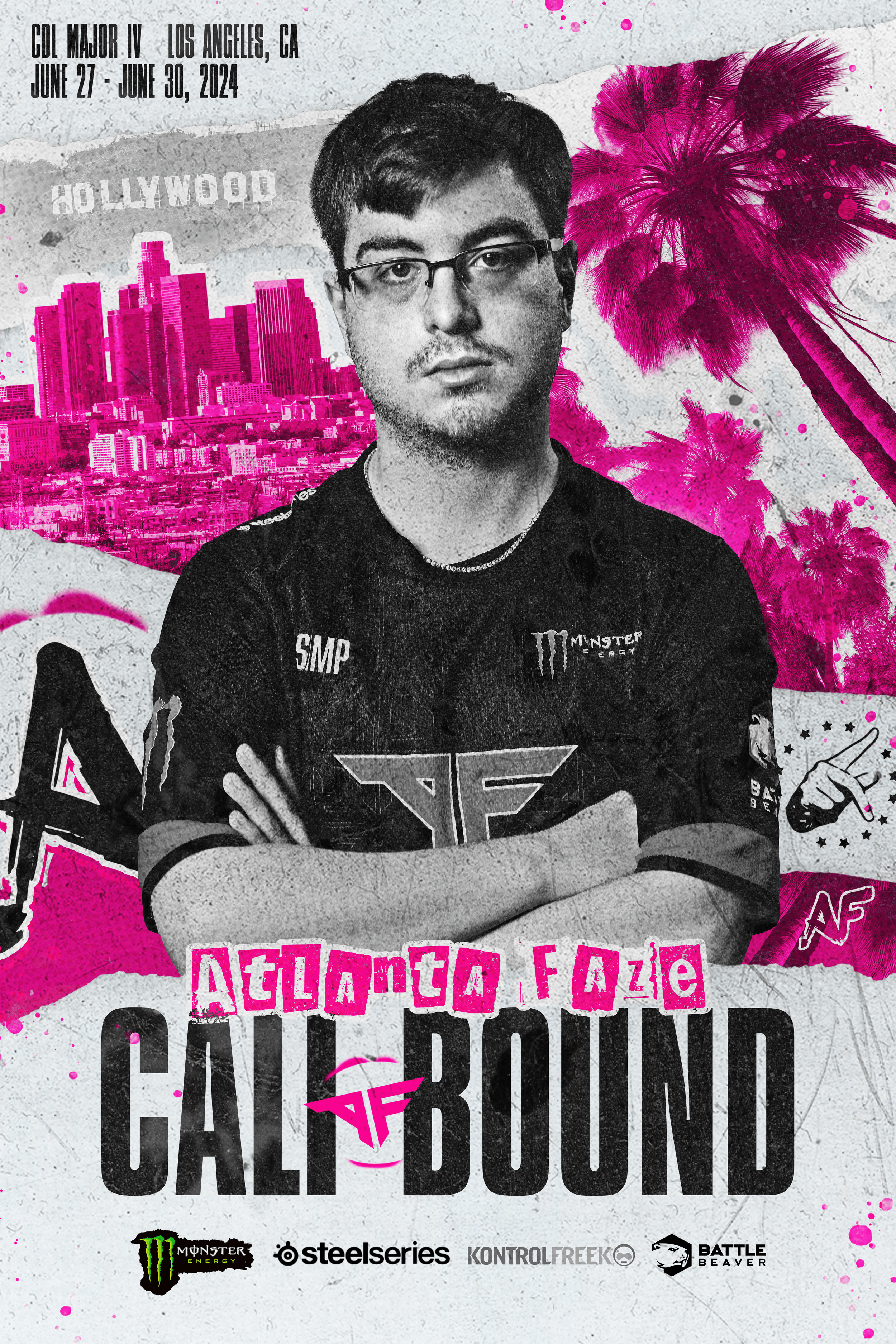 Atlanta FaZe Major 4 2024 poster