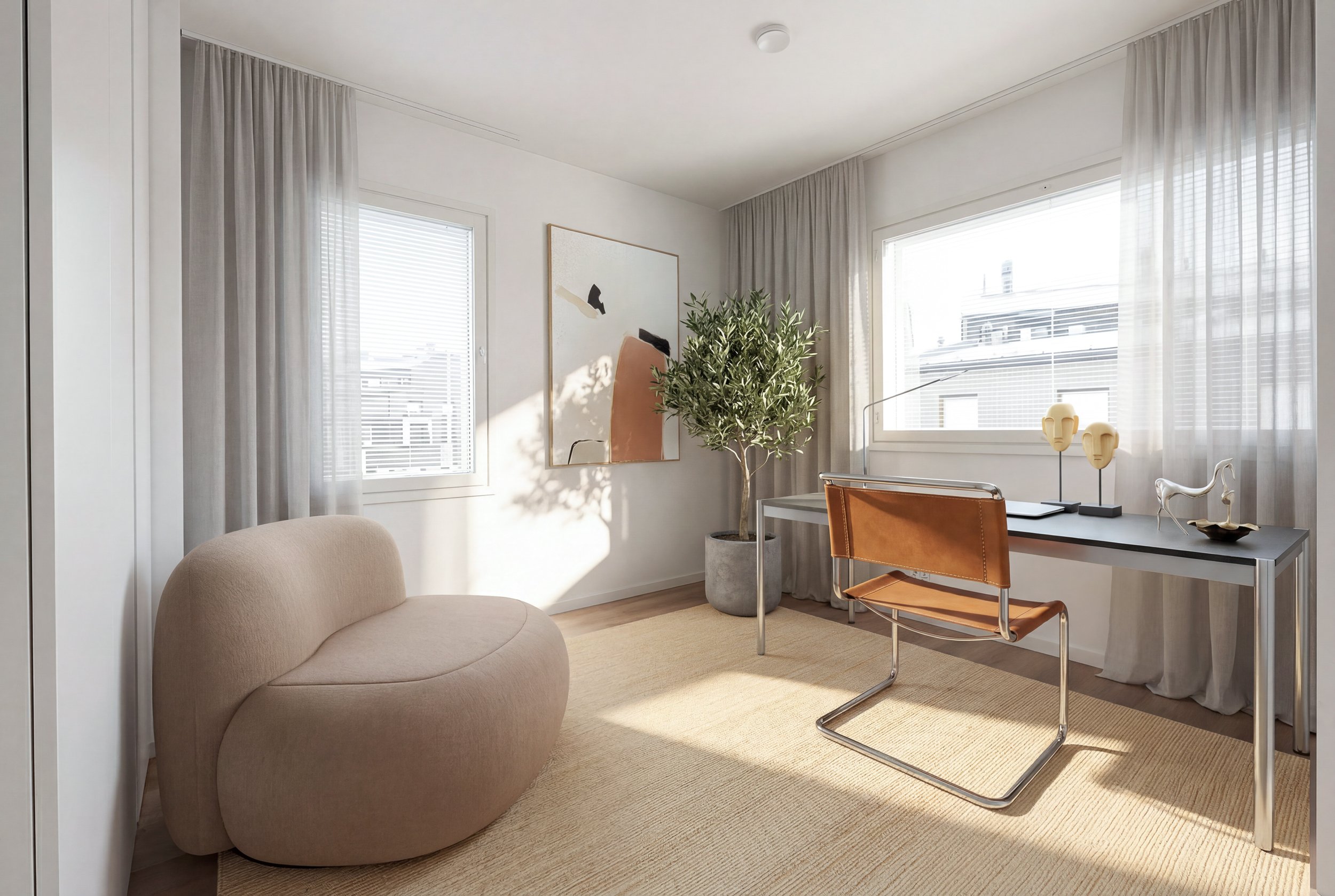 virtuaalisisustus auttaa myymään asunto nopeammin empty apartment virtual staging Finland