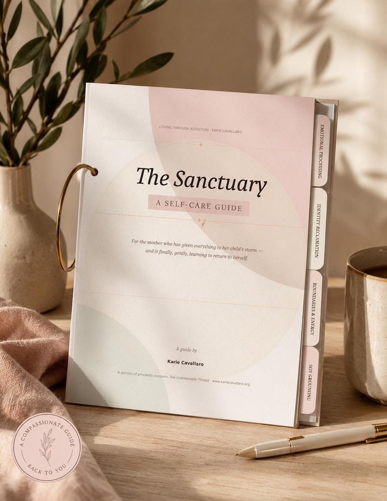 Digital Workbook The Sanctuary: Self-Help Guide for Moms Navigating Addiction, Healing