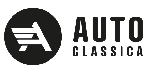 Auto Classica logo with a stylized "A" inside a circle and the words "AUTO CLASSICA" to the right.