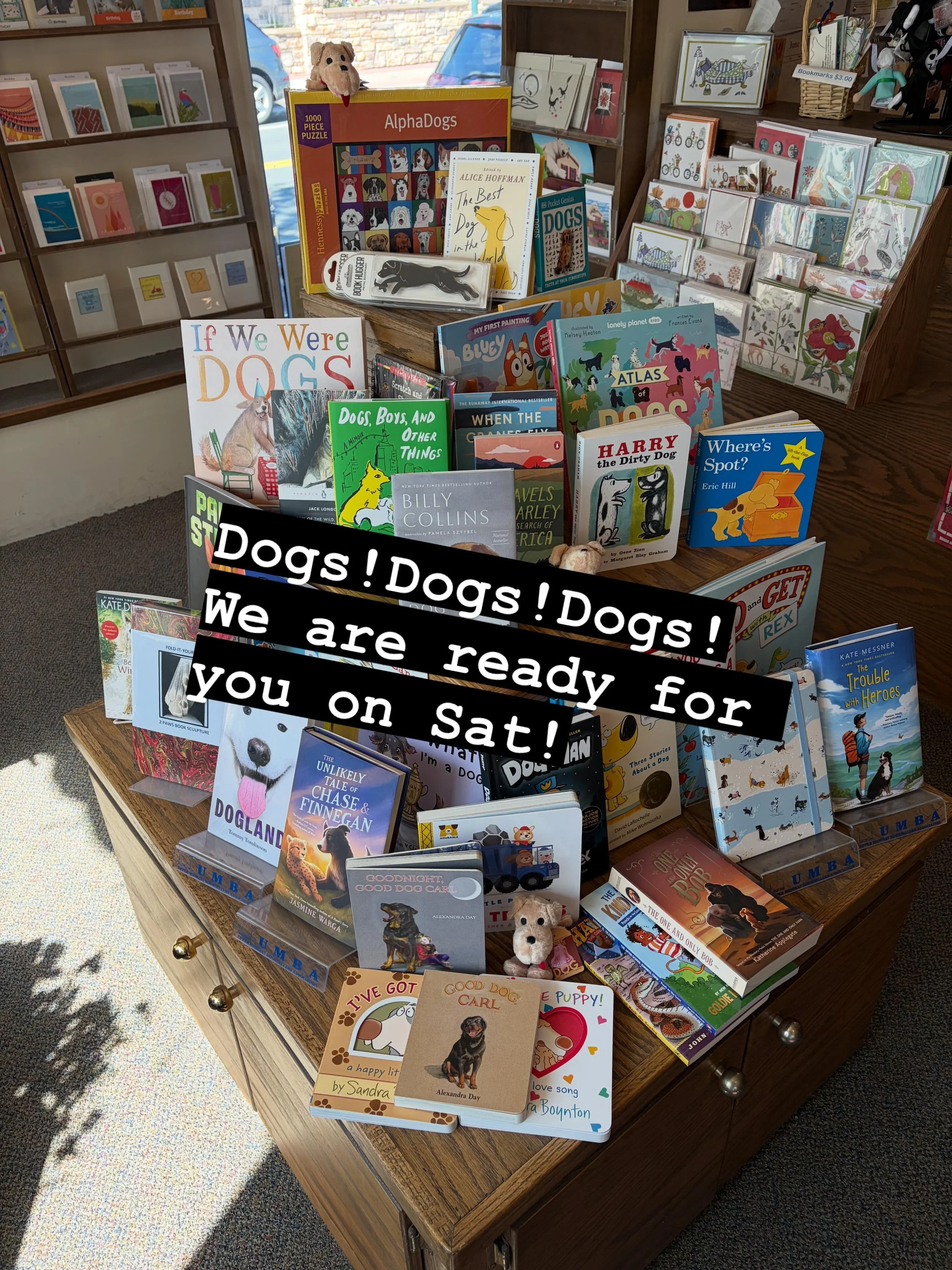 All set for Dog Days on Saturday! Hope to see you there!