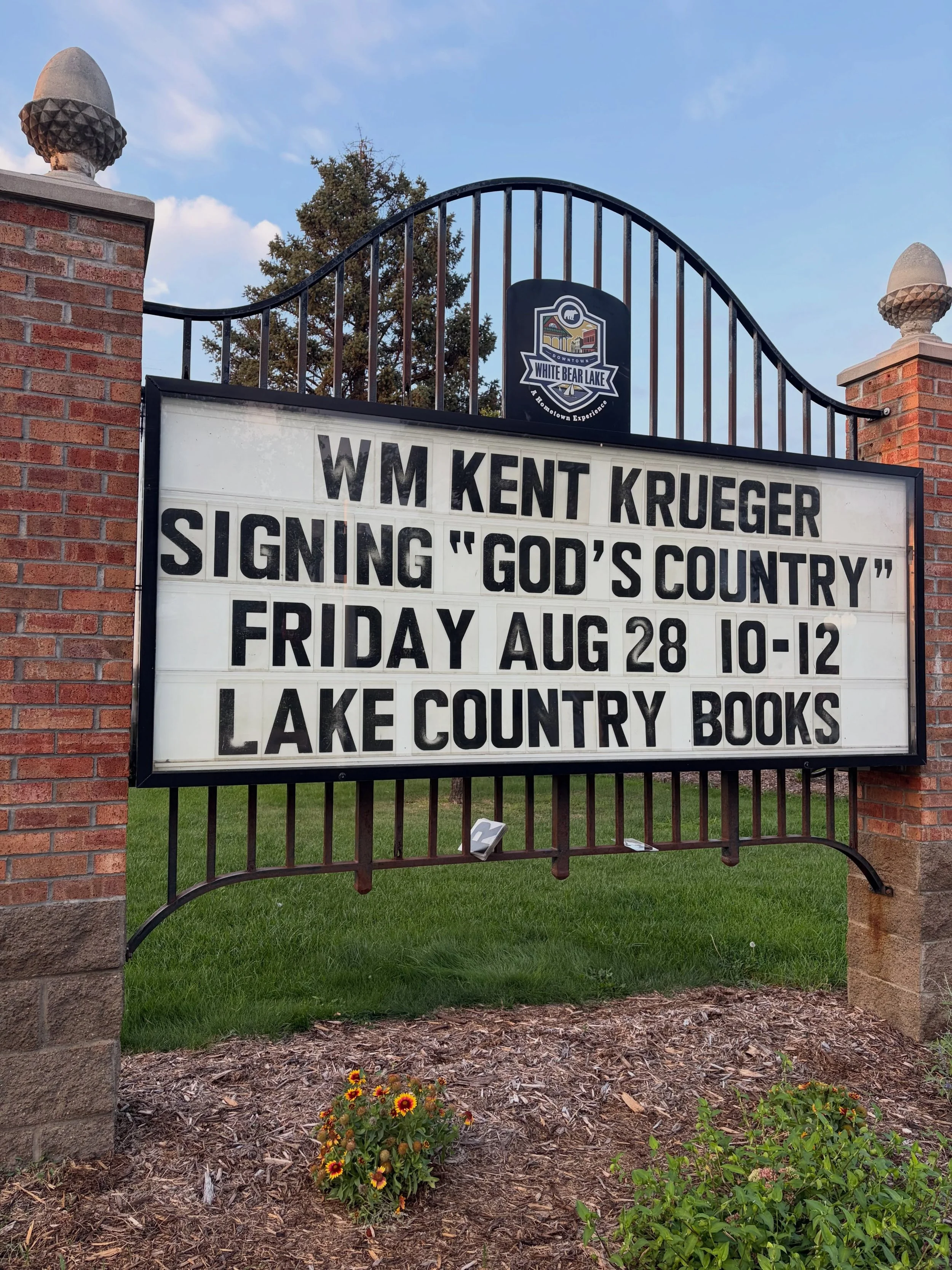 It&rsquo;s true! The wonderful and generous @williamkentkrueger will be here THIS Friday from 10am-12pm! We have his latest book available for purchase now (and if you can&rsquo;t make it, give us a call or stop by earlier this week and we can set on