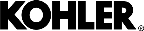 The logo of the plumbing and home appliances company Kohler in black text.