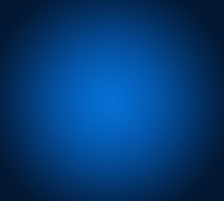 Blue gradient background with a glowing effect in the center.