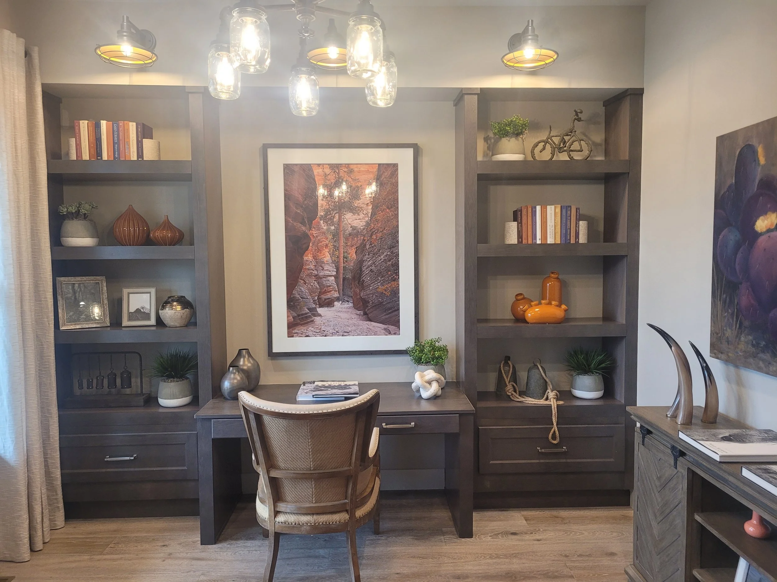 Custom Office Shelving and cabinets