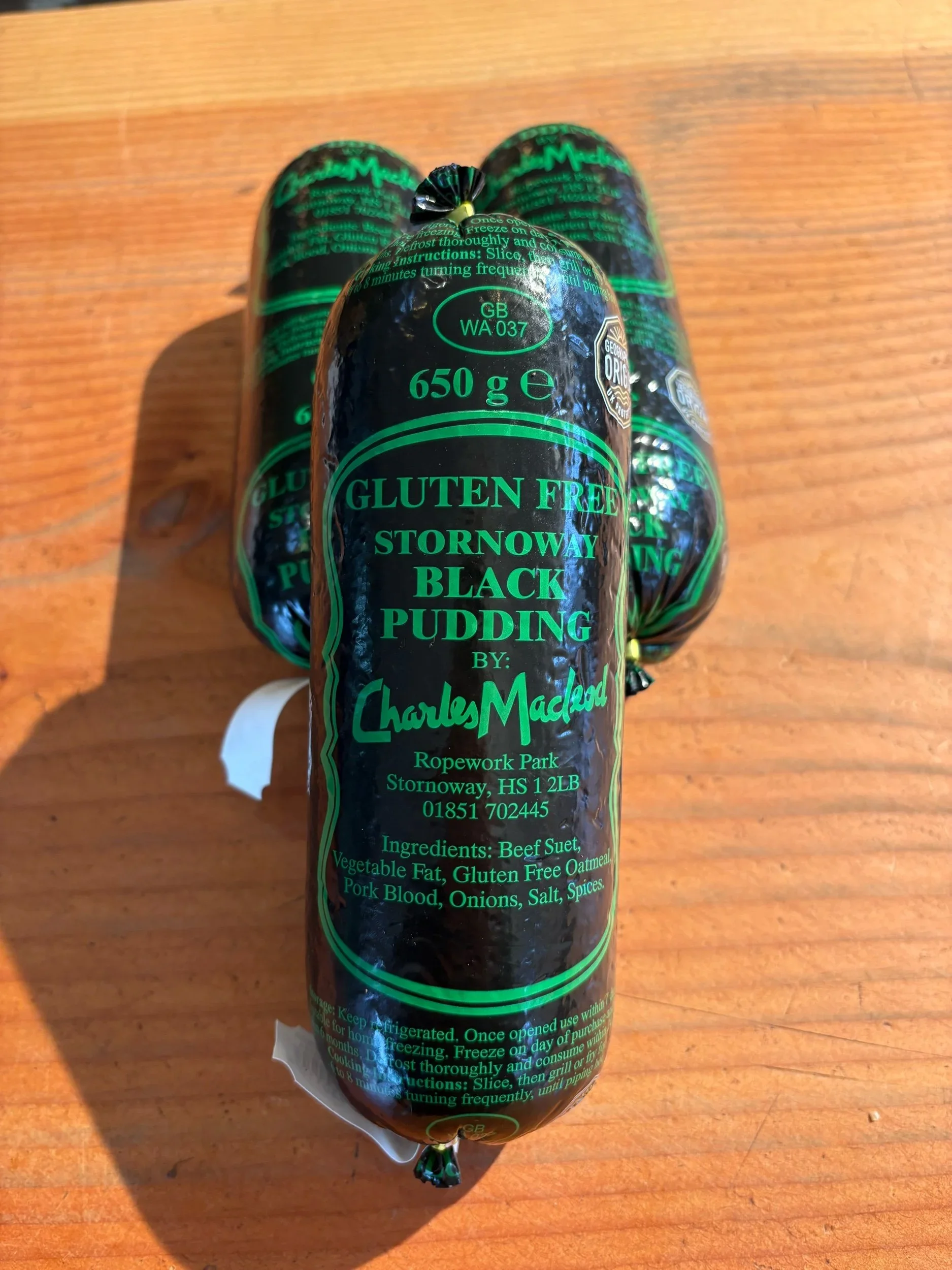 Charles Macleod Gluten Free Black Pudding