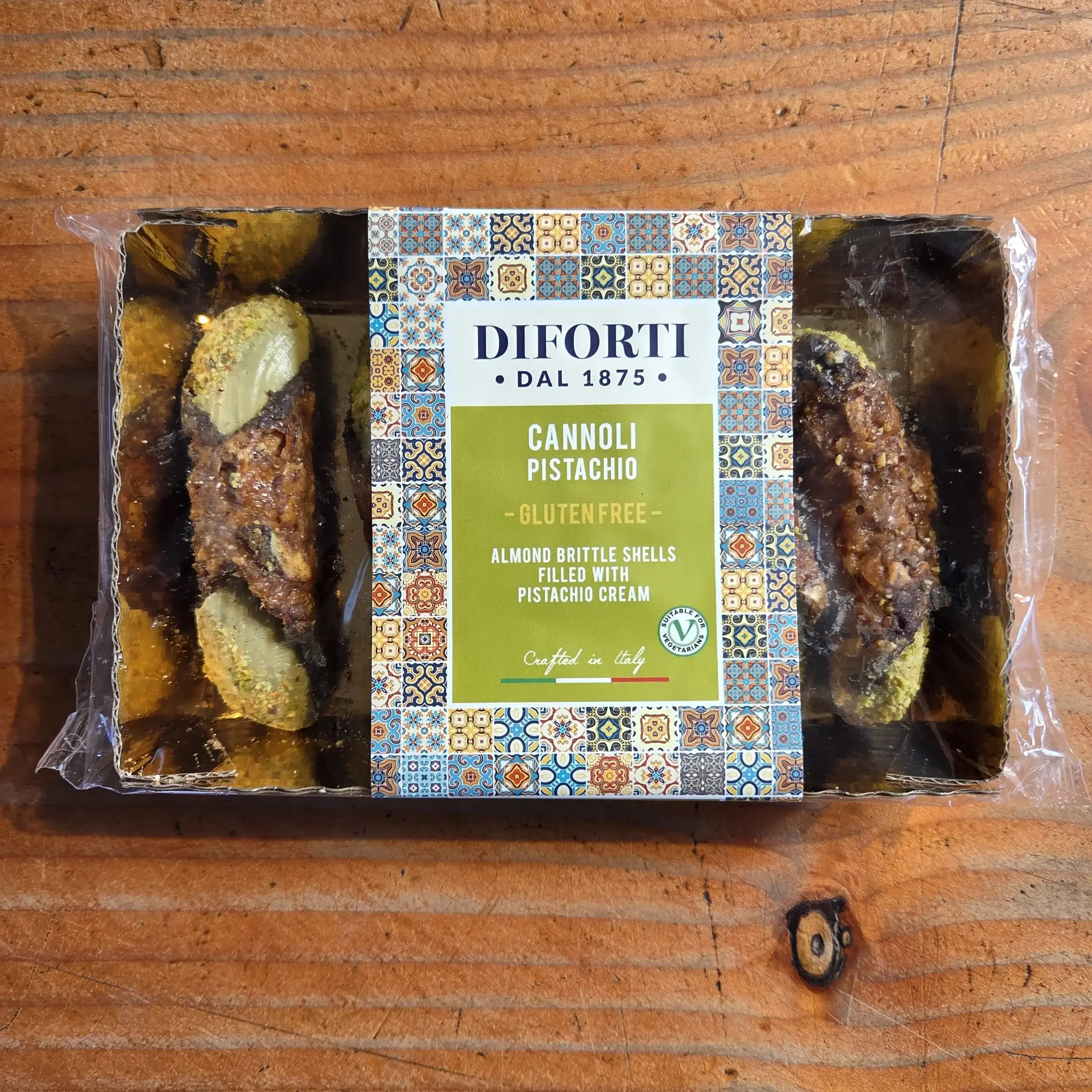 Diforti GF Cannoli Pistachio