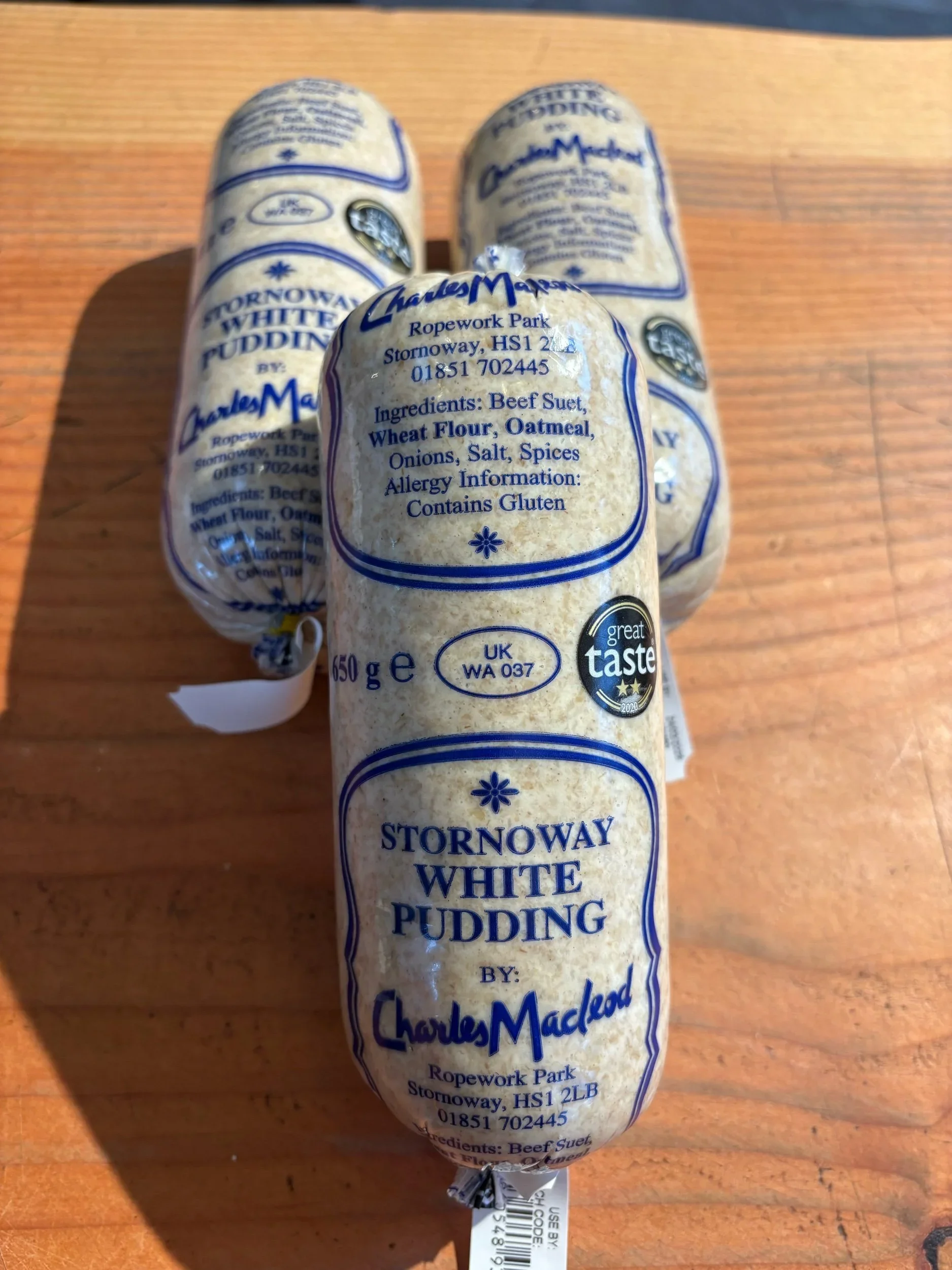 Charles Macleod White Pudding