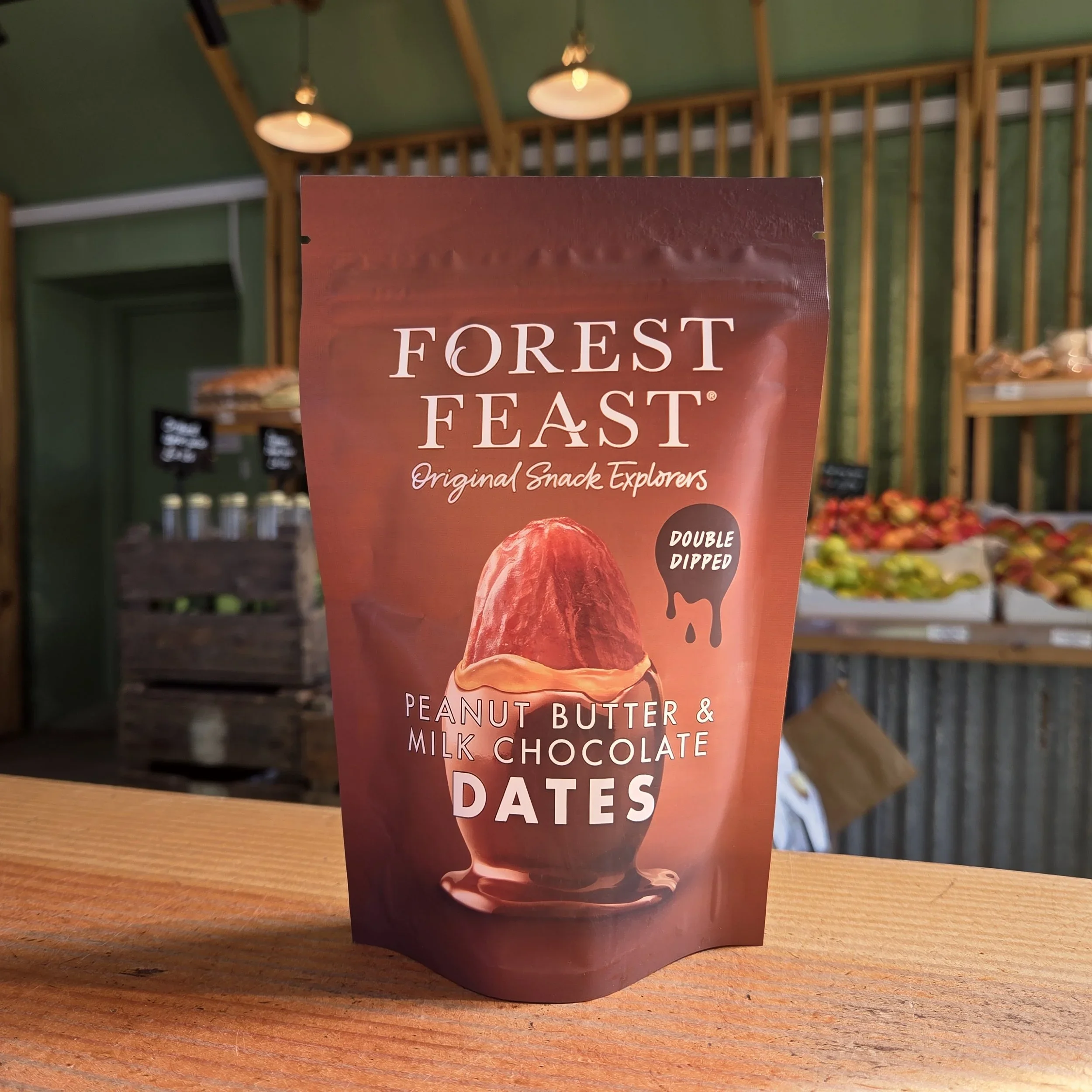 Forest Feast Peanut Butter & Milk Chocolate Dates