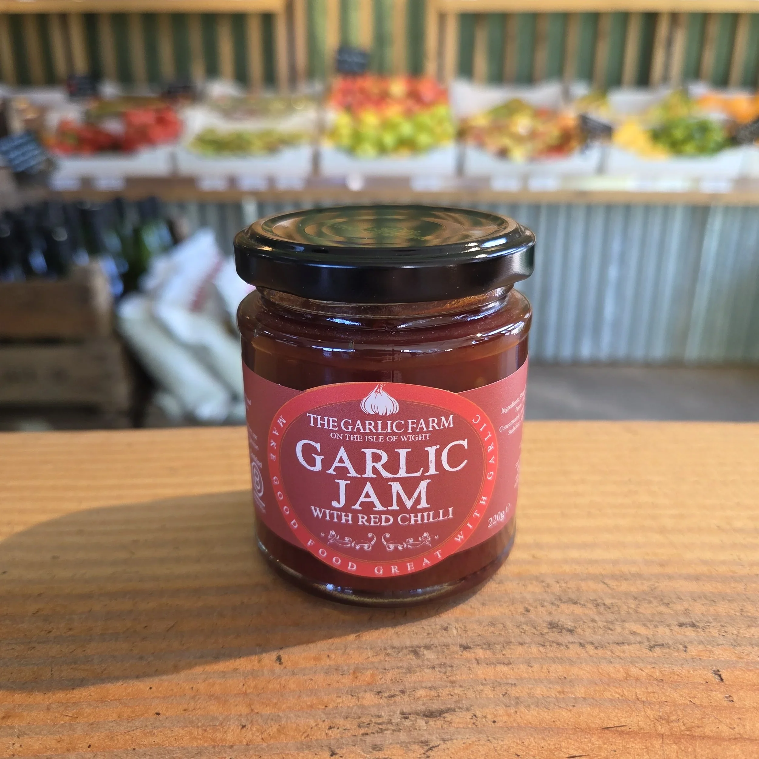 The Garlic Farm Garlic Jam with Red Chilli