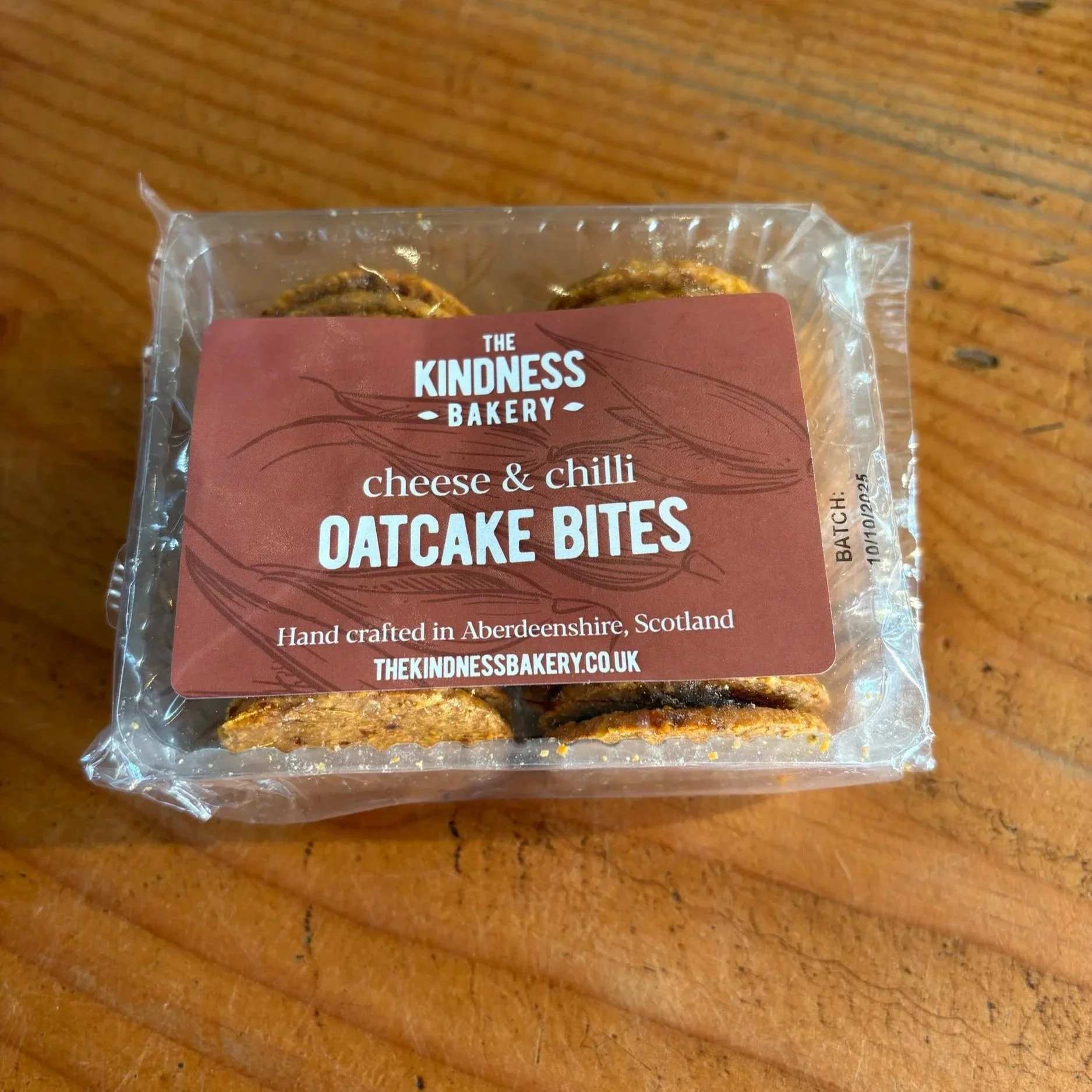 Cheese and Chilli Oatcake Bites