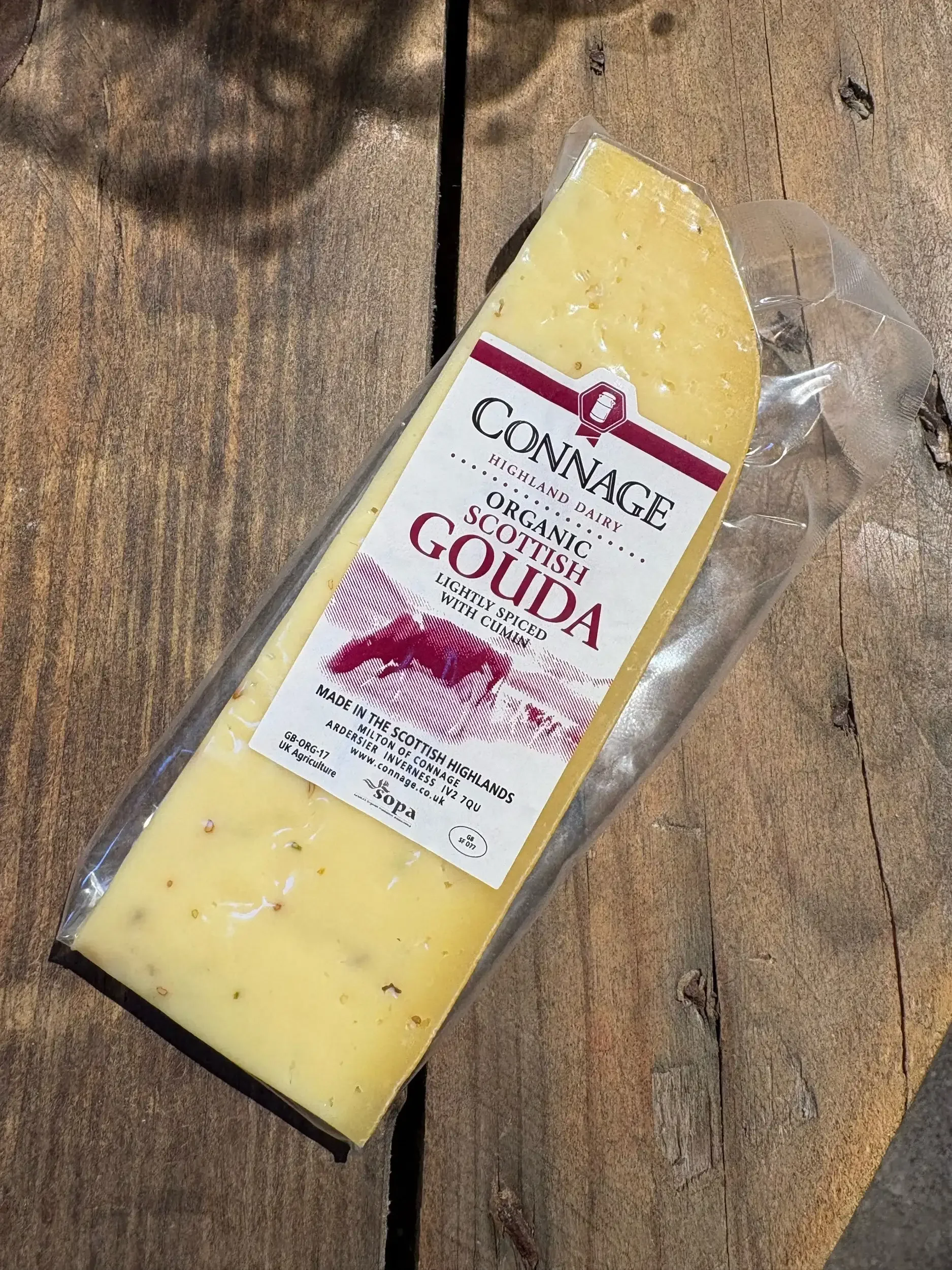 Connage Highland Dairy Gouda Cumin