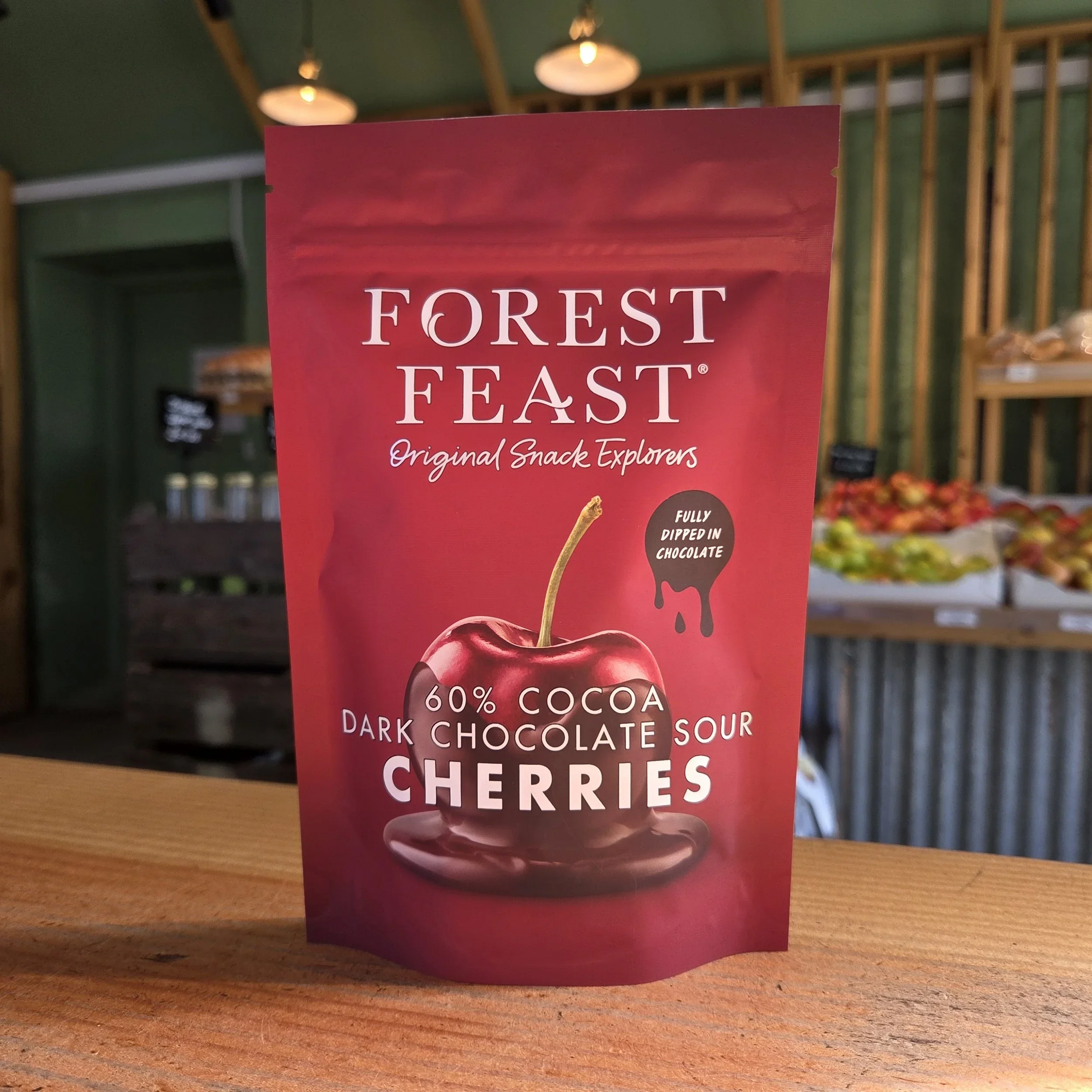 Forest Feast Dark Chocolate Sour Cherries