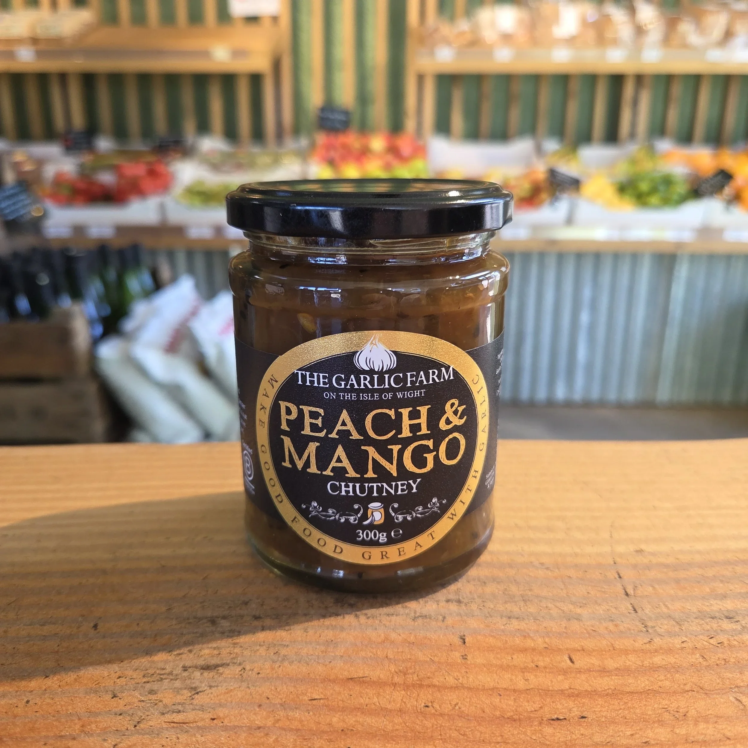 The Garlic Farm Peach & Mango Chutney