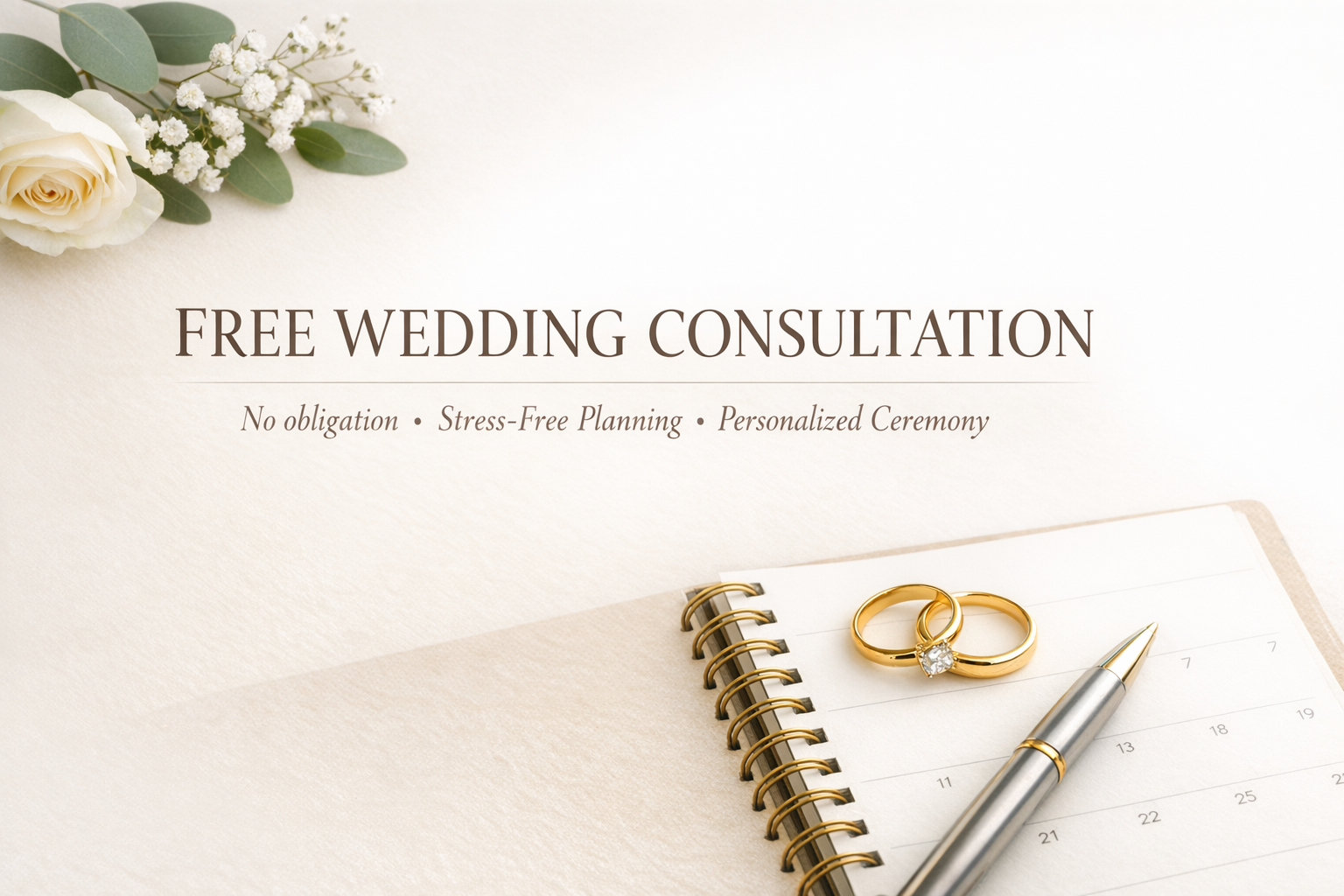 Wedding Officiant Services - 🌿 Free Wedding Consultation