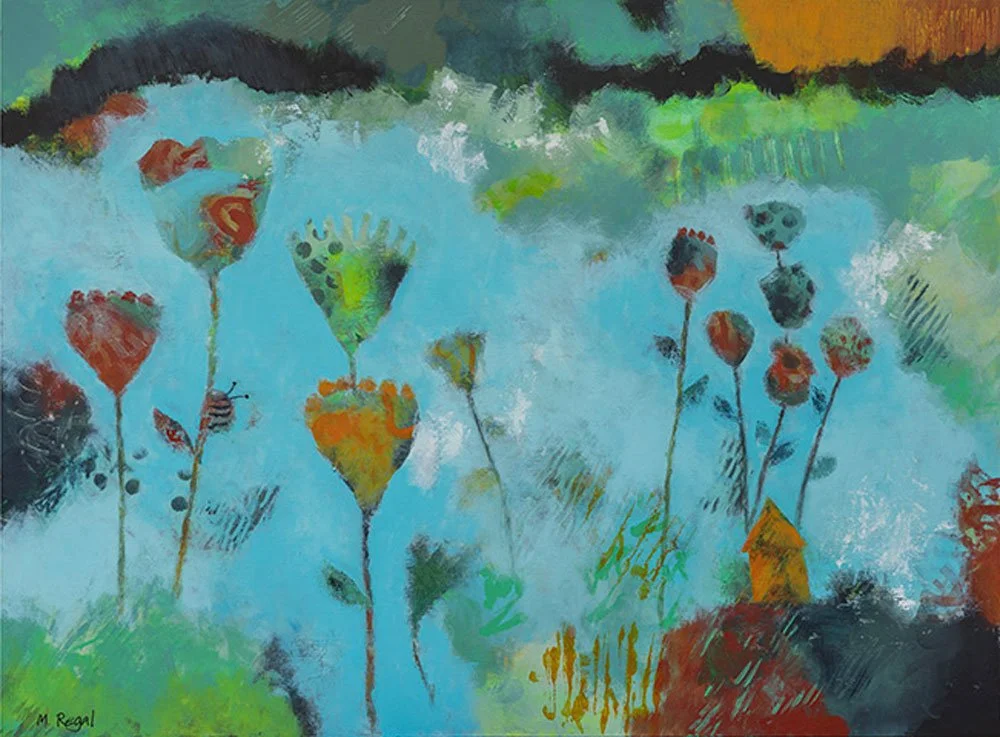 Late Summer |  30" x 22"  |  acrylic on board  |  $700