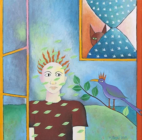 Camouflage   |  2" x 20"  |  acrylic on canvas   |  $500