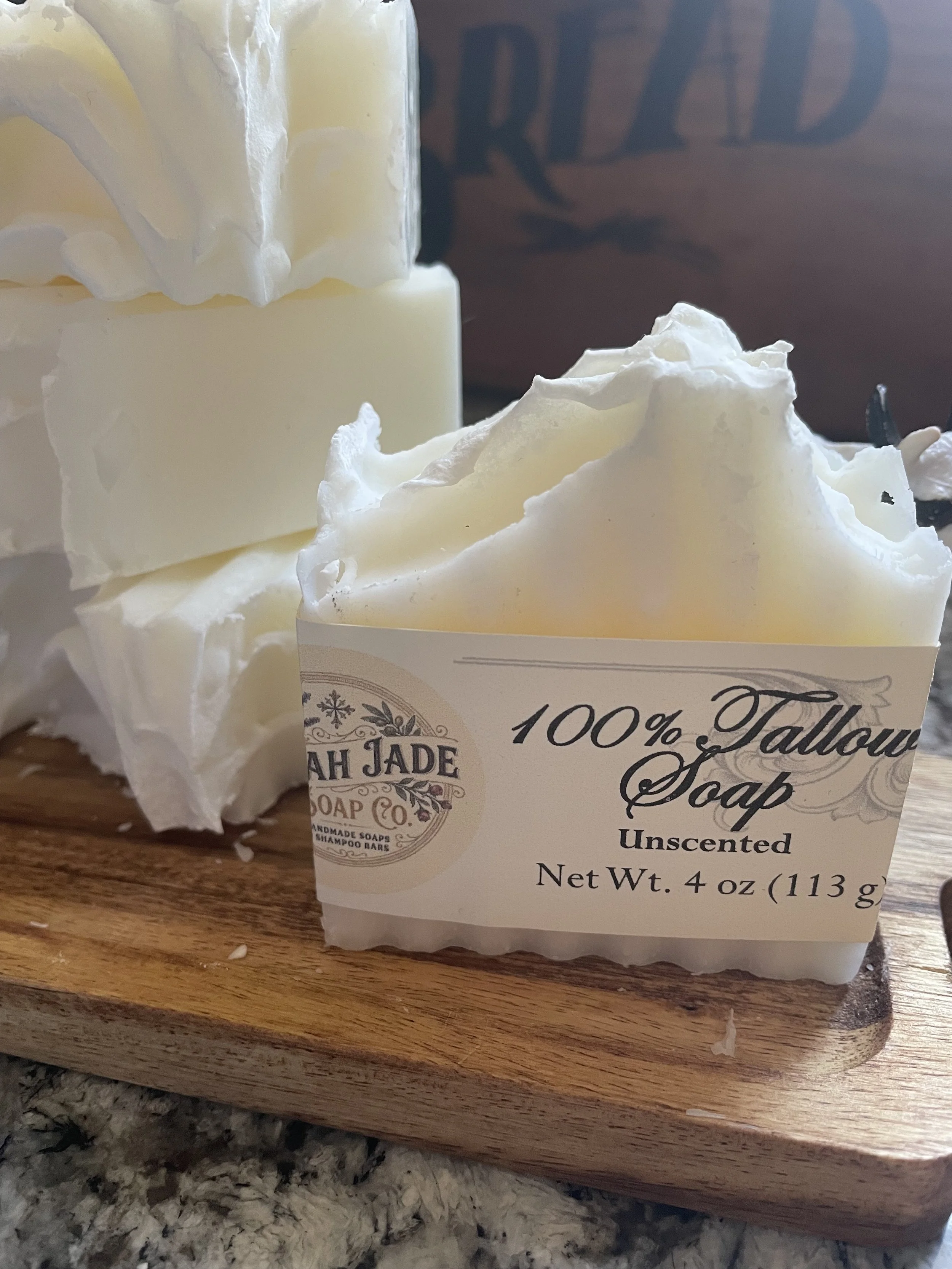 100% Tallow Soap Bar