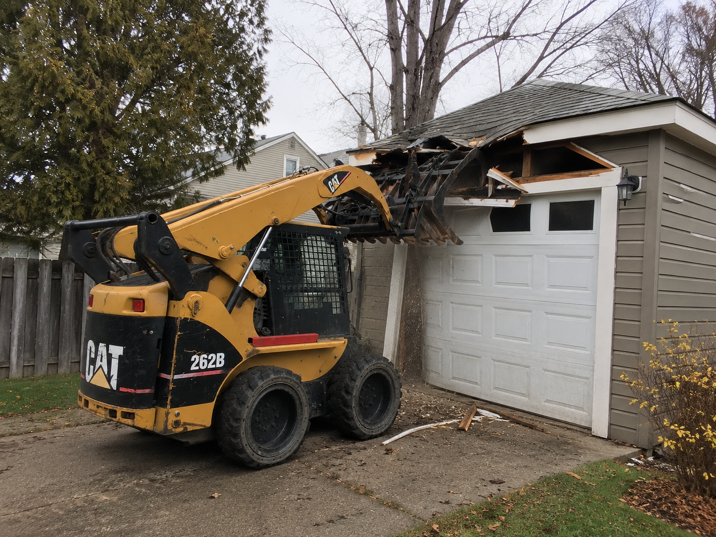 Garage demolition services