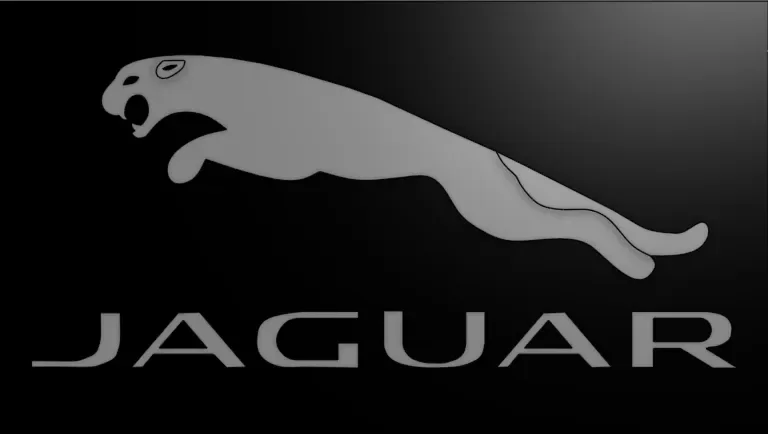 Jaguar logo featuring a leaping jaguar above the word 'JAGUAR' in bold letters.