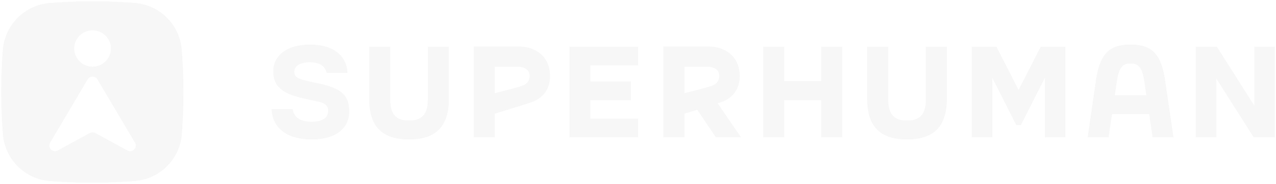 Logo with a stylized human figure inside a location pin icon and the word "SUPERHUMAN" in bold uppercase letters