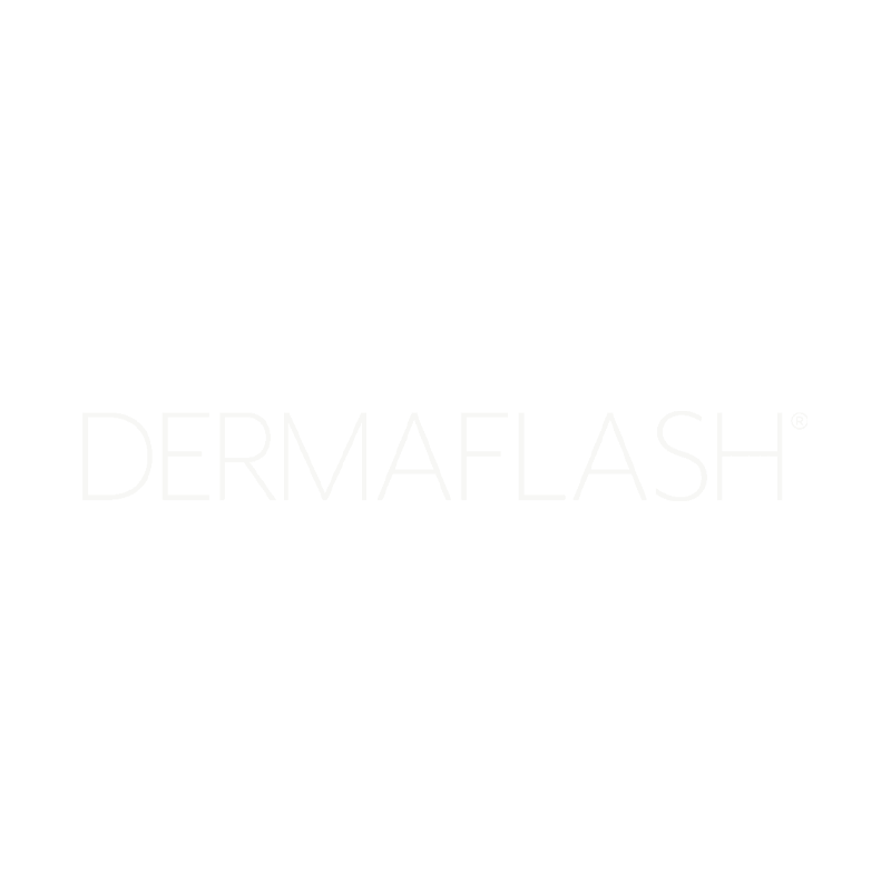 Black background with the white text 'DERMAFLASH' centered.