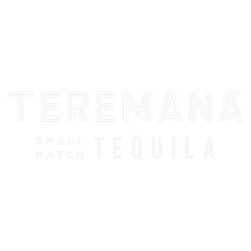Logo for Teremana Small Batch Tequila with black background and white text.