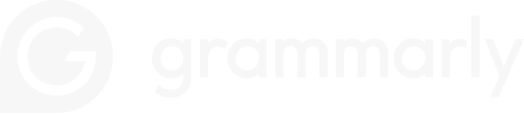 Grammarly logo with a black background.