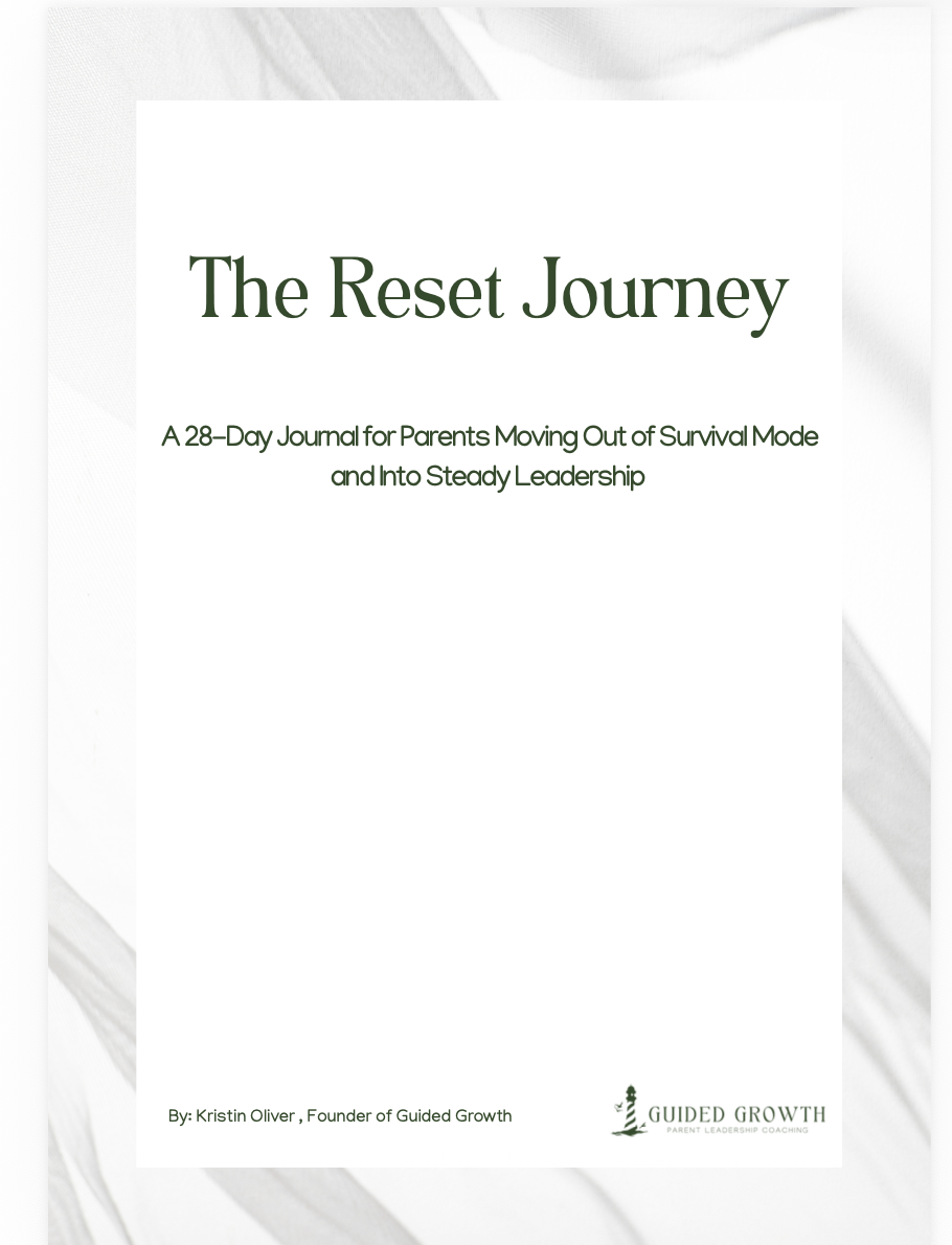 Reset Your Approach to Parenting Journal