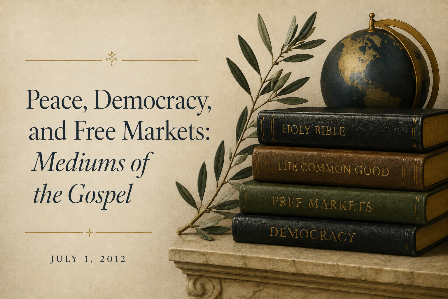 Peace, Democracy, and Free Markets: Mediums of the Gospel
