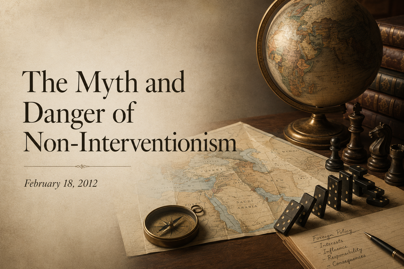 The Myth and Danger of Non-Interventionism