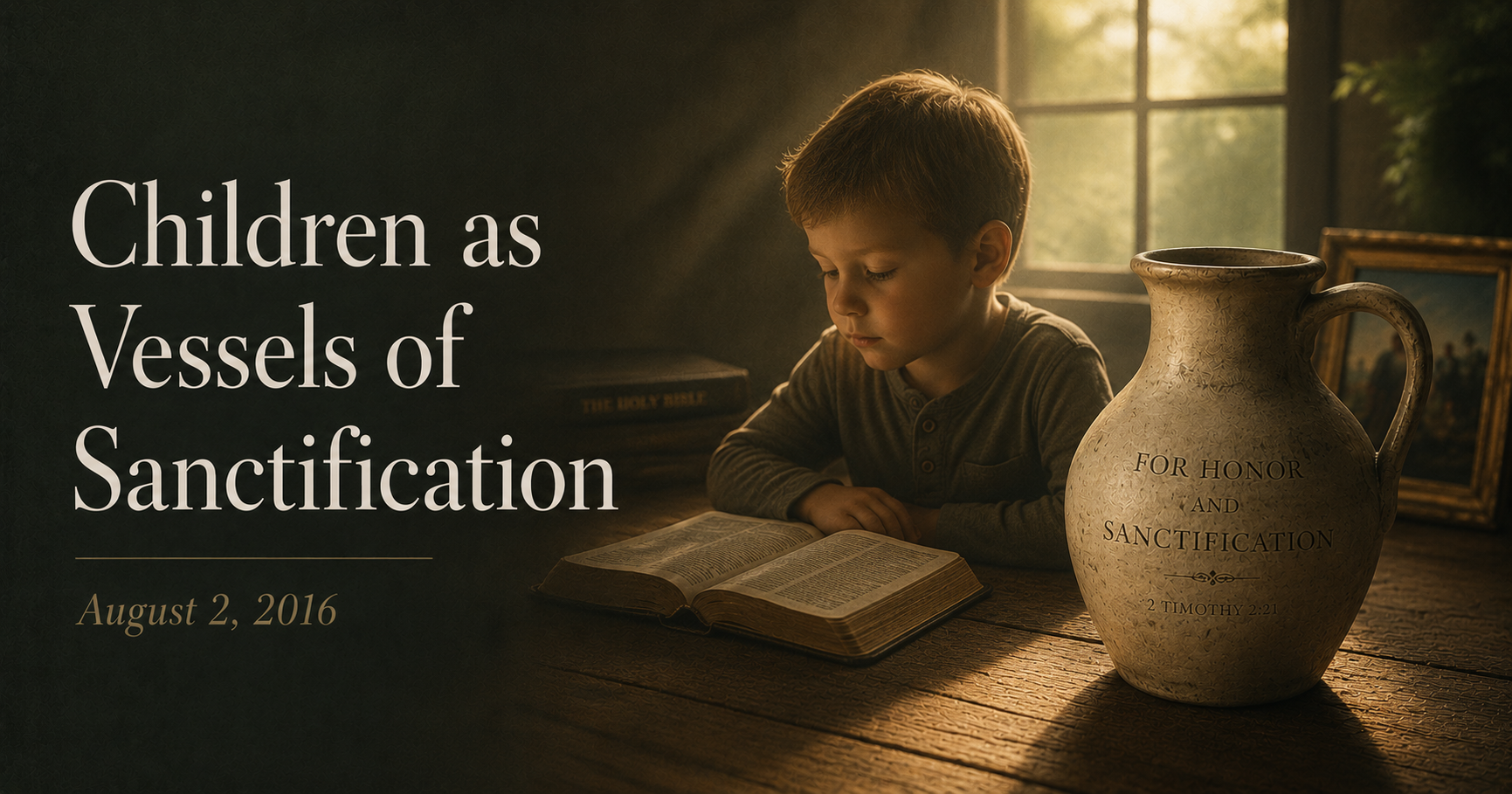 Children as Vessels of Sanctification