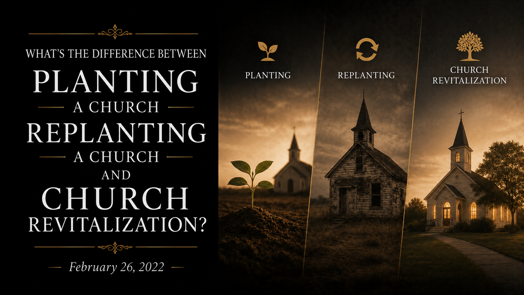 What’s the difference between ‘Church Planting', ‘Replanting' and ‘Revitalization’?