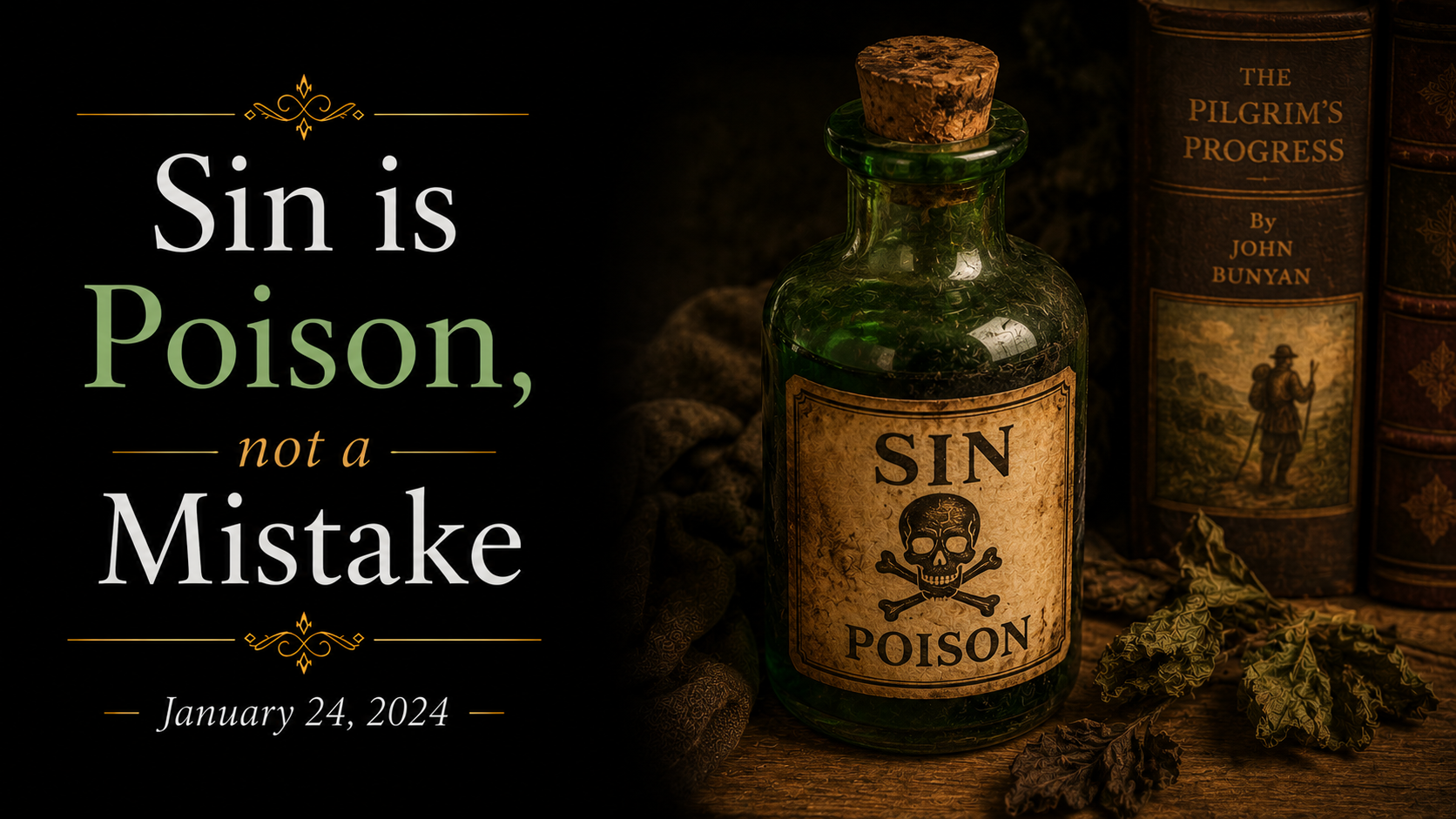 Sin is Poison - Not a ‘Mistake'
