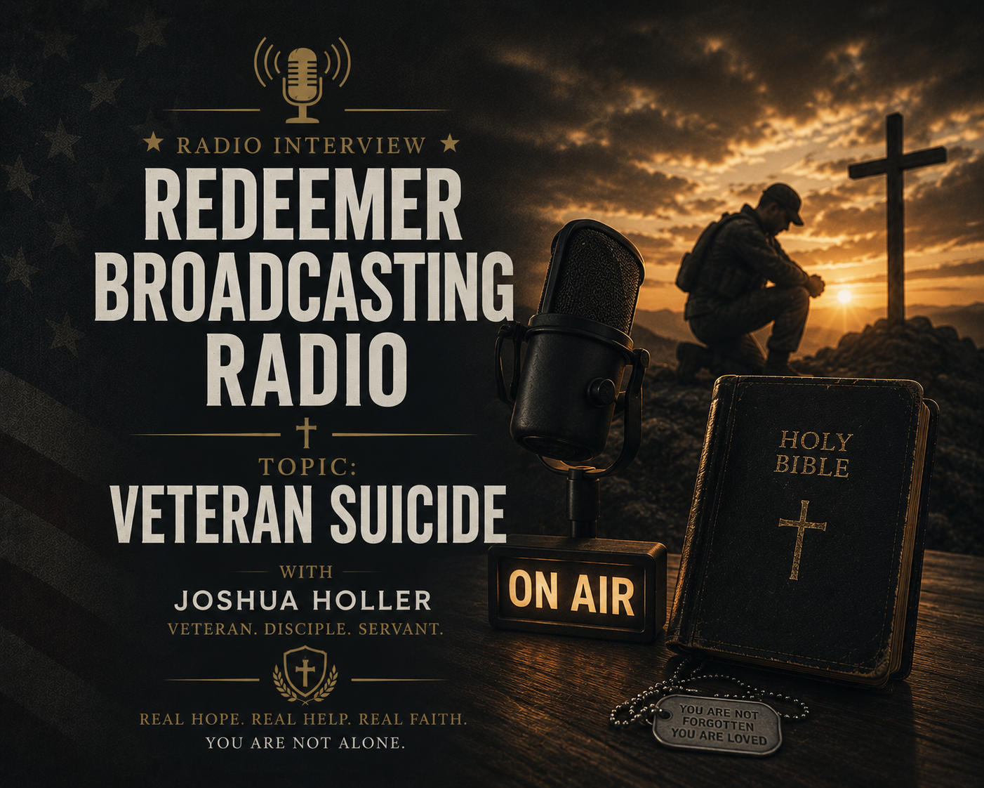 Redeemer Broadcasting Radio Interview - Veteran Suicide