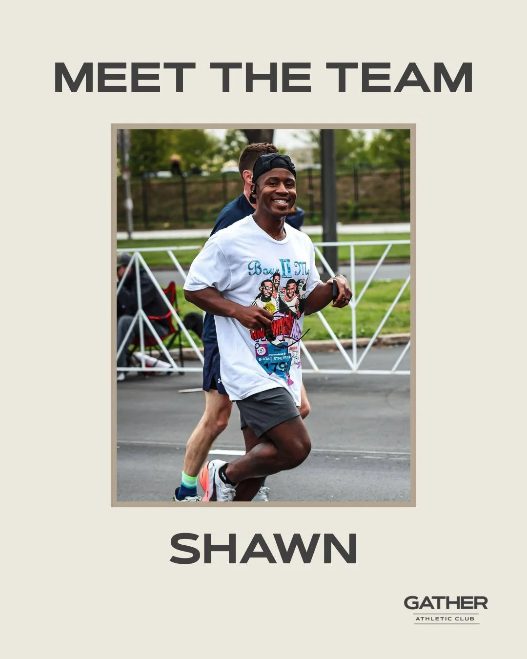 MEET THE TEAM - We Are Ready To Roll

So, we started a group and here we are runnin' it just for you. 

Couldn't think of a better fit to lead Gather's Run Club. 

He takes his inspiration from @davidgoggins - but he talks to you with the warmth and 