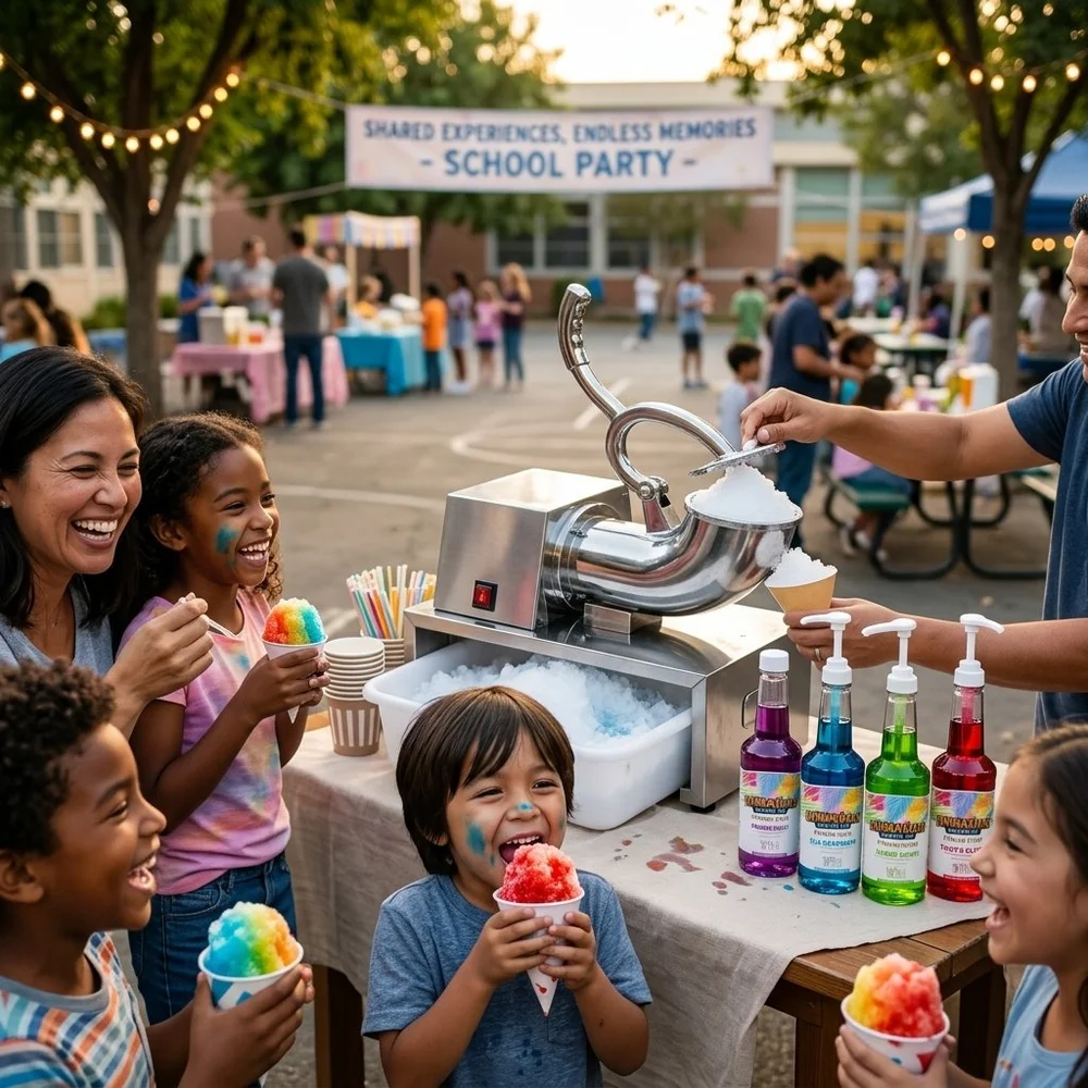 Snow cone summer party experience