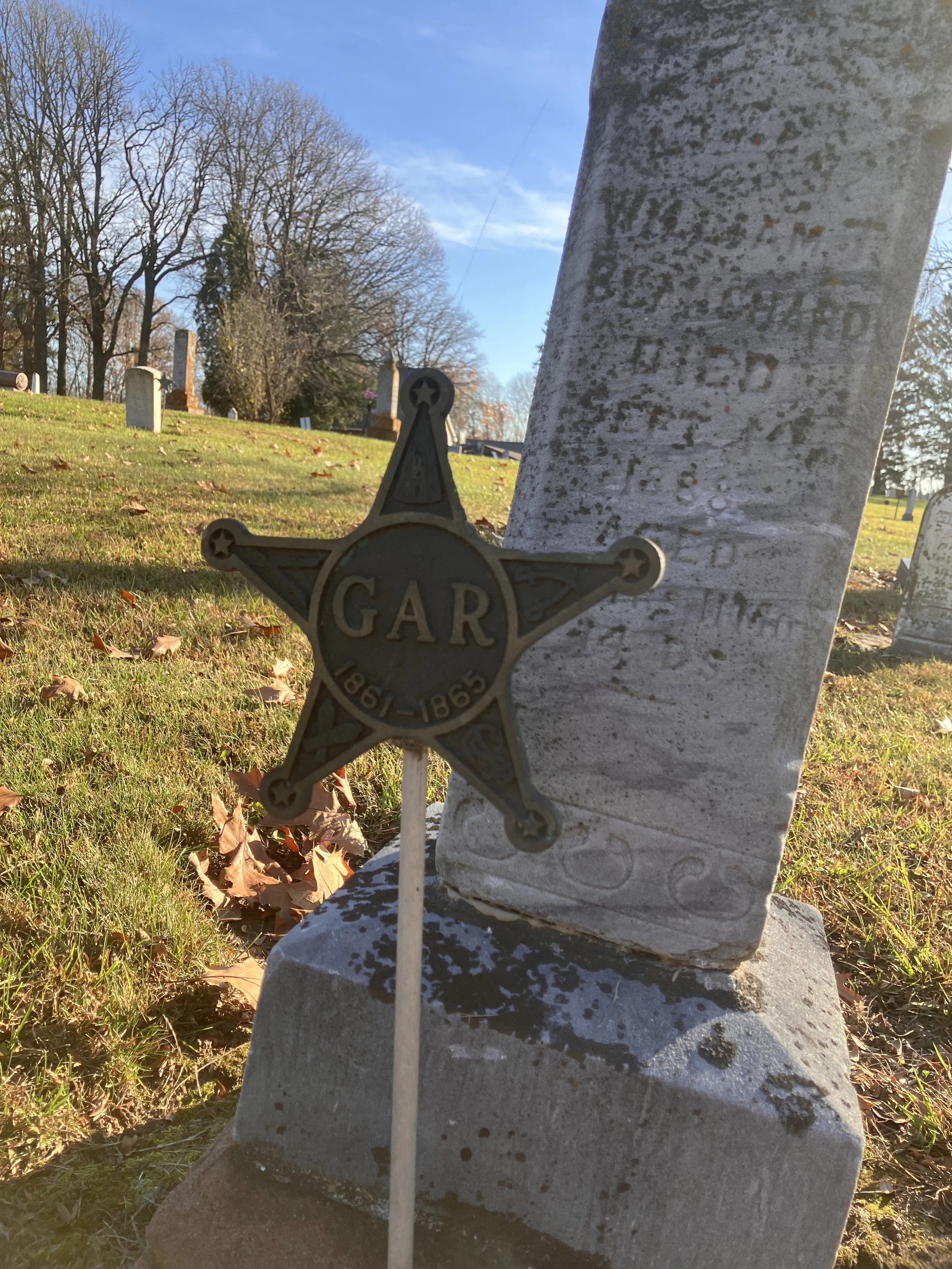 Civil War Grave Marker