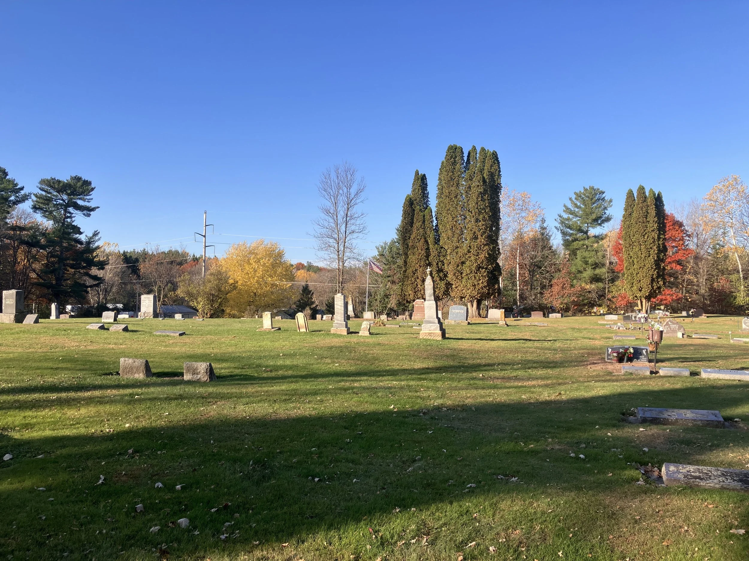 View of the Cemetery