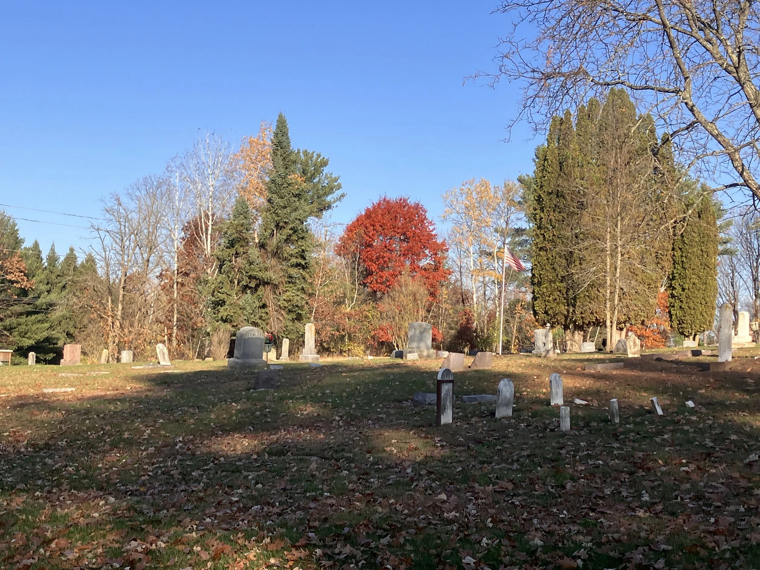 Fall Colors at the Cemetery